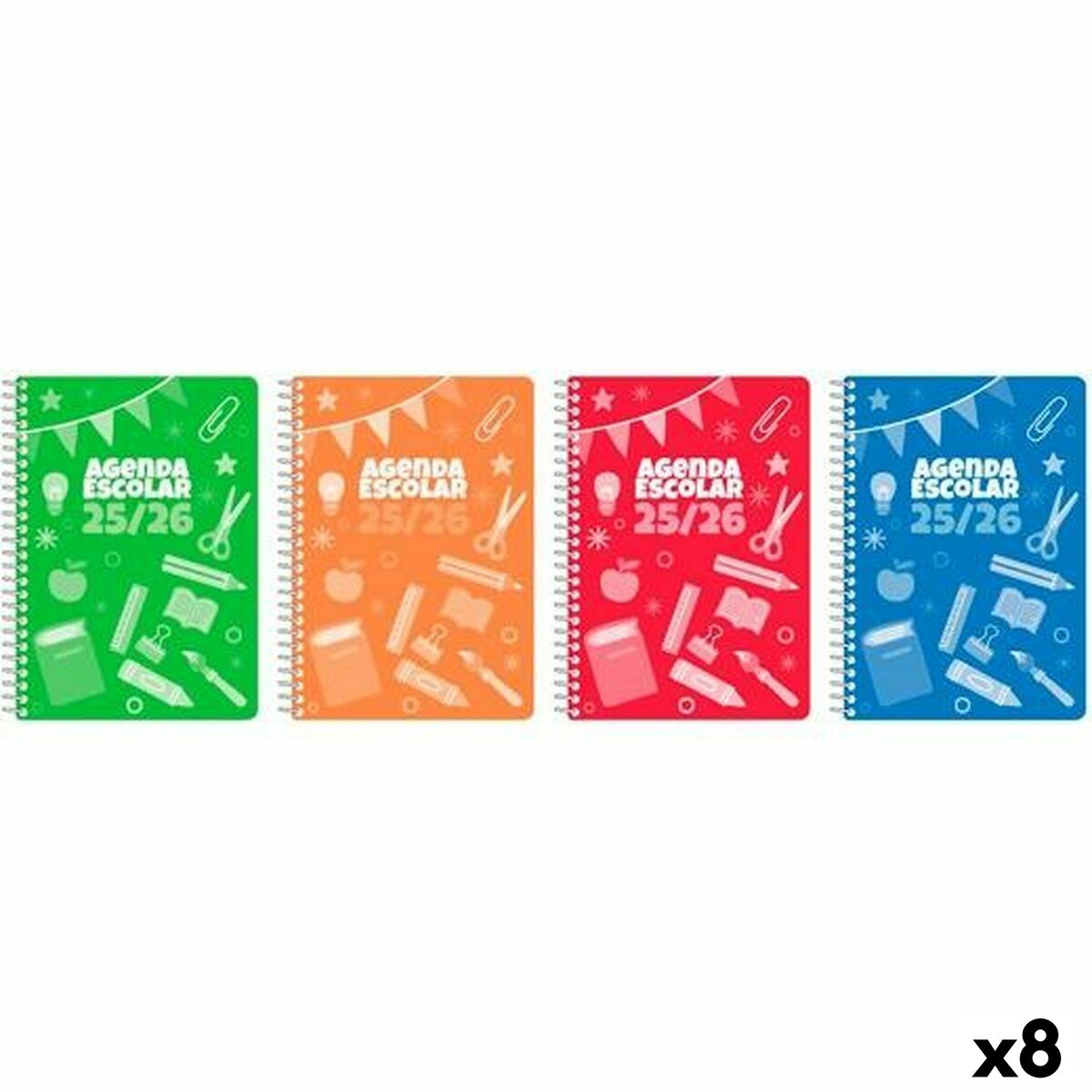 Ατζέντα Didex A5 15 x 21 cm 2025-2026 (8 Μονάδες) Ατζέντα Didex A5 15 x 21 cm 2025-2026 (8 Μονάδες)