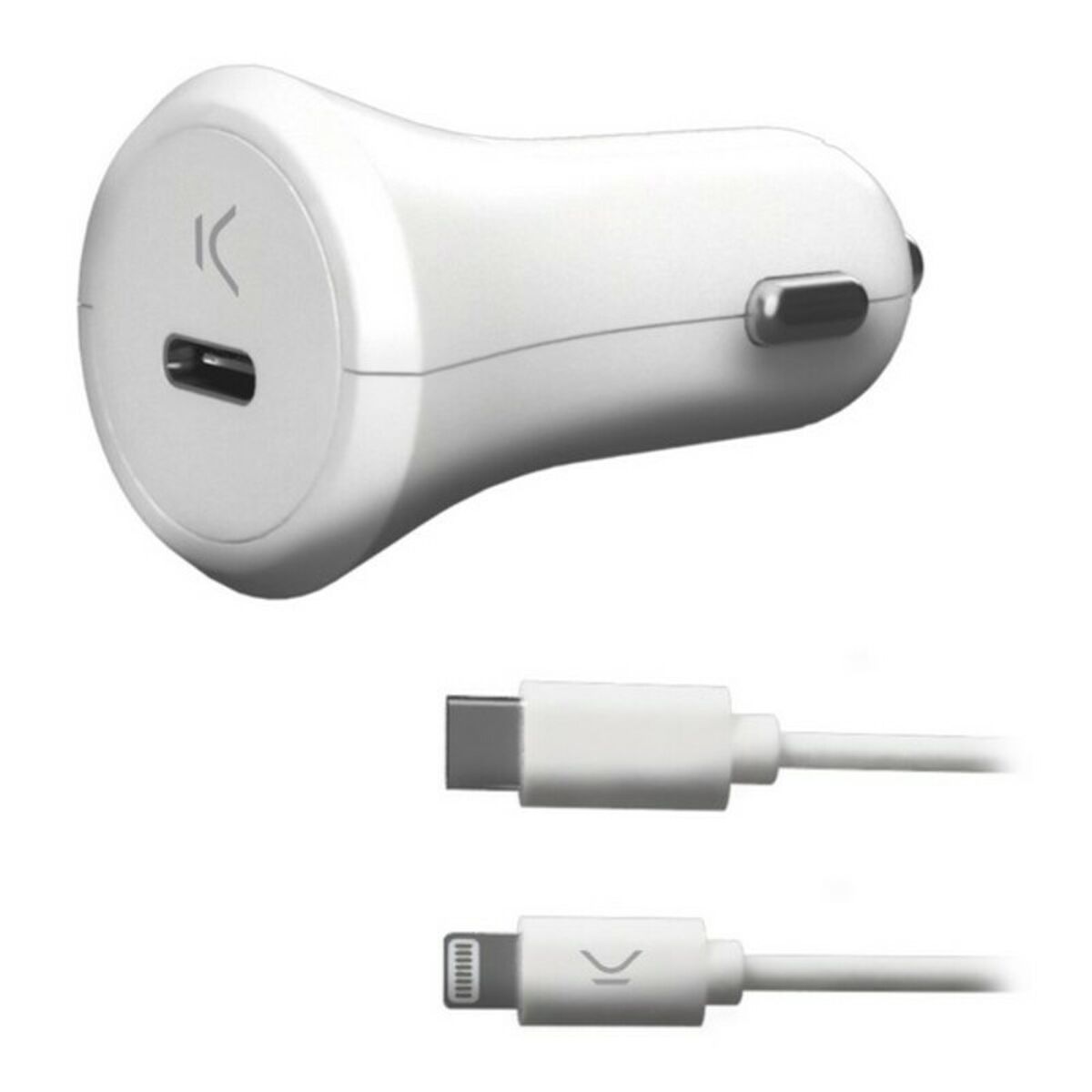USB Φορτιστής Αυτοκινήτου KSIX Apple-compatible 18W USB Φορτιστής Αυτοκινήτου KSIX Apple-compatible 18W