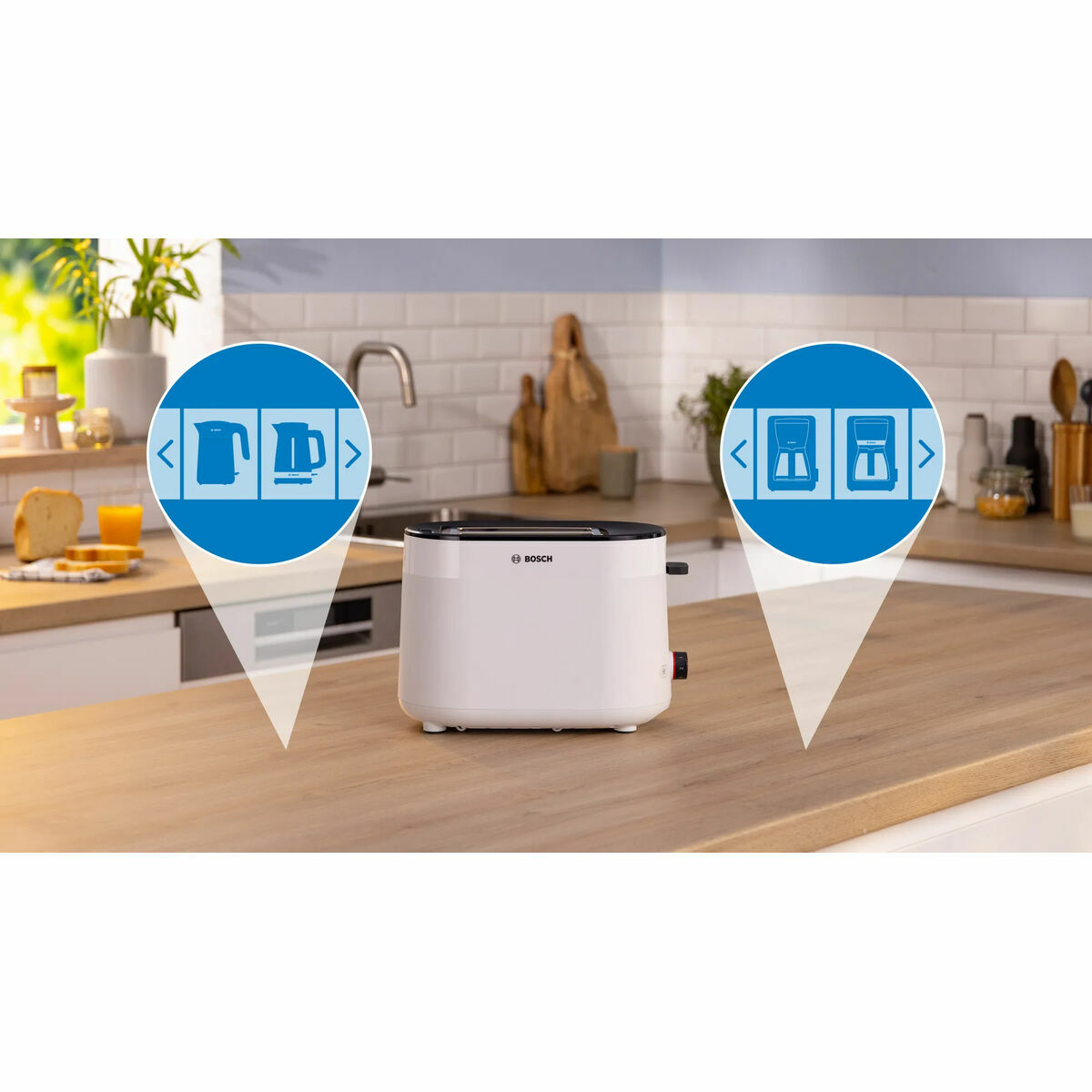 Τοστιέρα BOSCH TAT2M121 Λευκό 950 W Τοστιέρα BOSCH TAT2M121 Λευκό 950 W