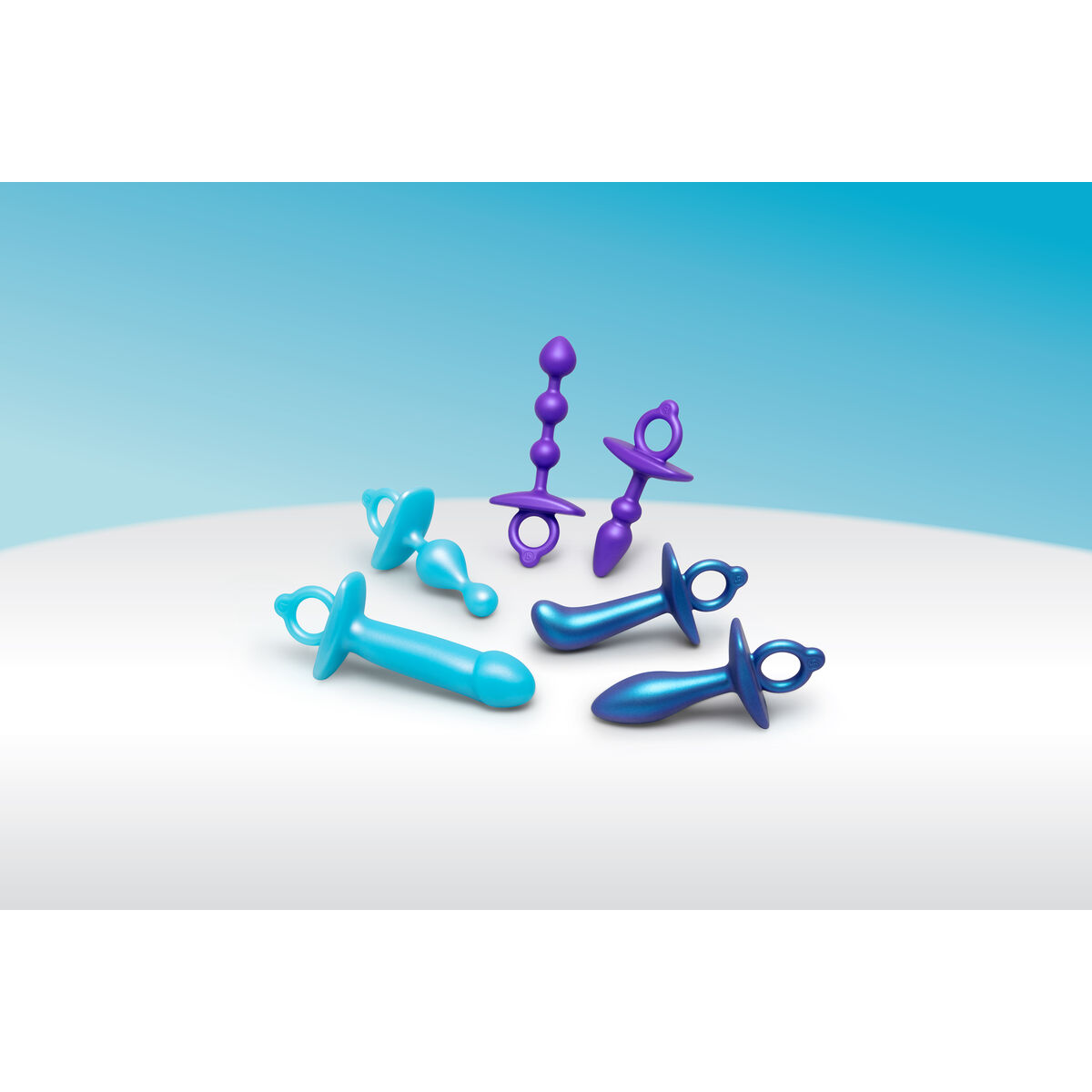 Πρωκτικό Plug B-Vibe Μπλε (7,6 cm) Πρωκτικό Plug B-Vibe Μπλε (7,6 cm)