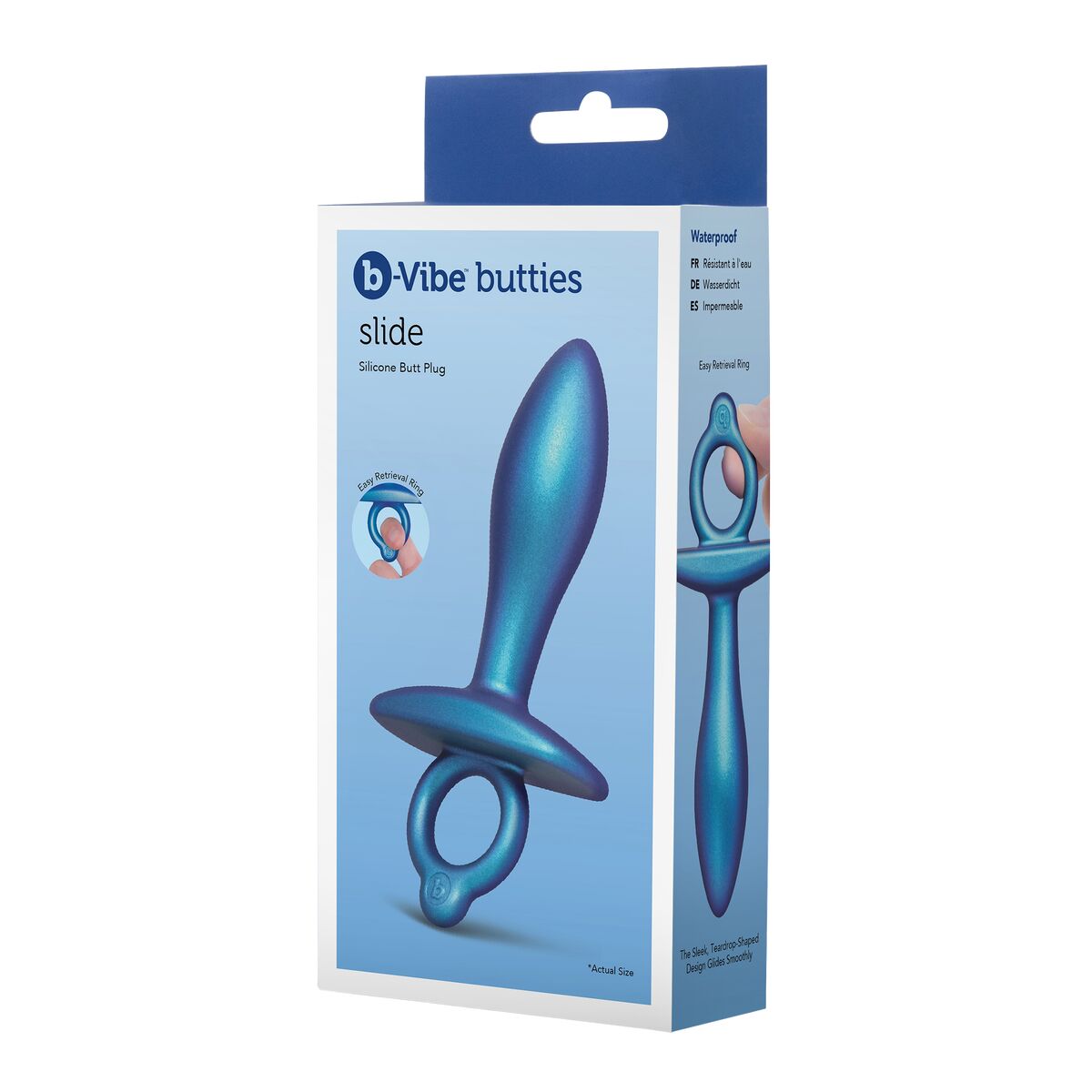 Πρωκτικό Plug B-Vibe Μπλε (7,6 cm) Πρωκτικό Plug B-Vibe Μπλε (7,6 cm)