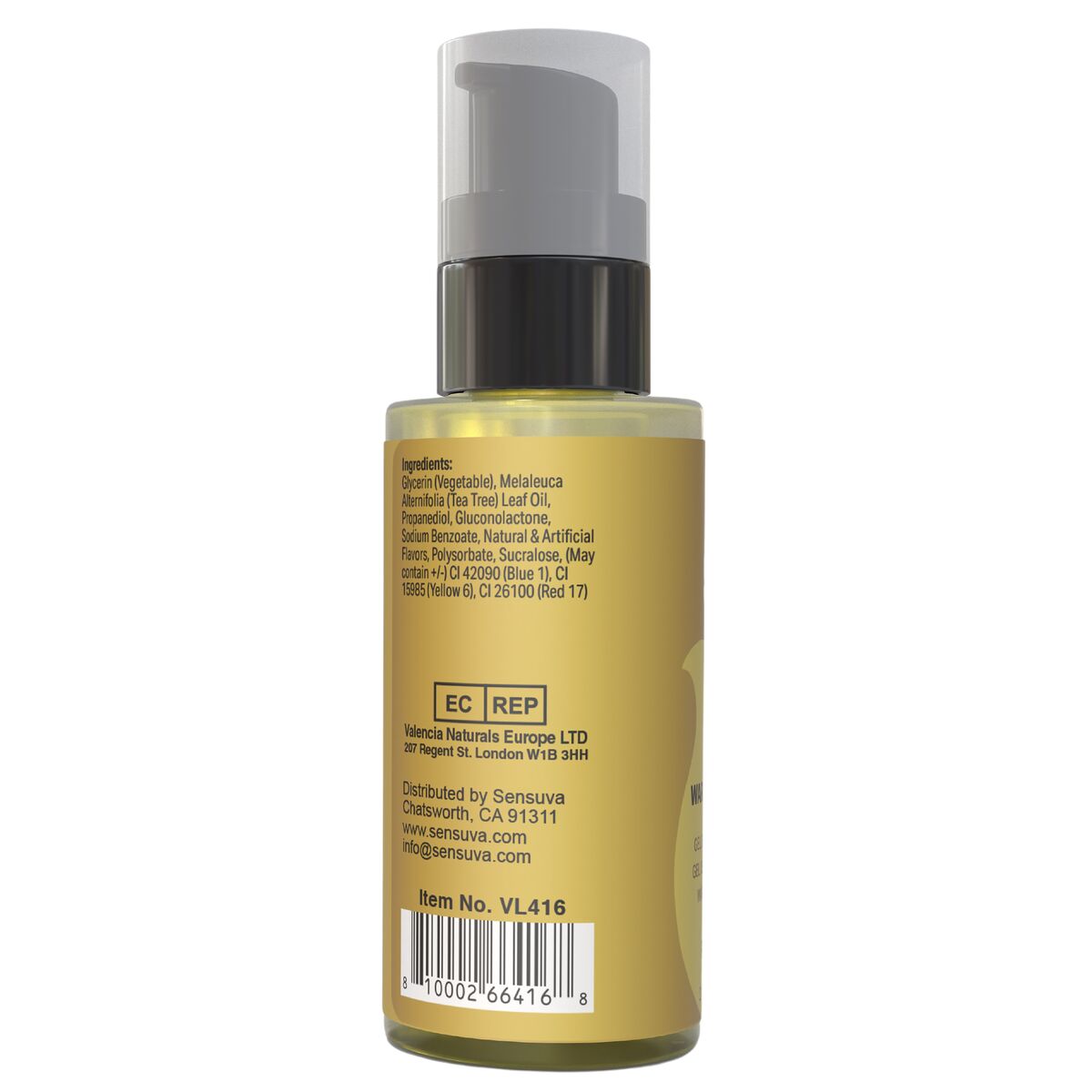 Ερωτικό Λάδι για Μασάζ Sensuva Pina Colada 59 ml