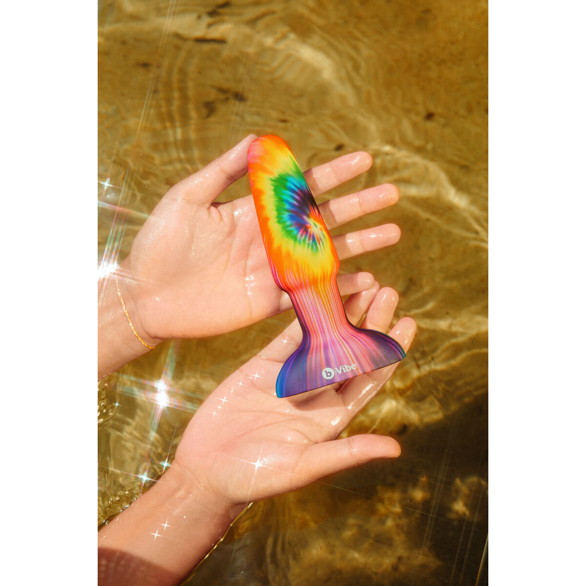 Πρωκτικό Plug B-Vibe Πολύχρωμο (12 cm)