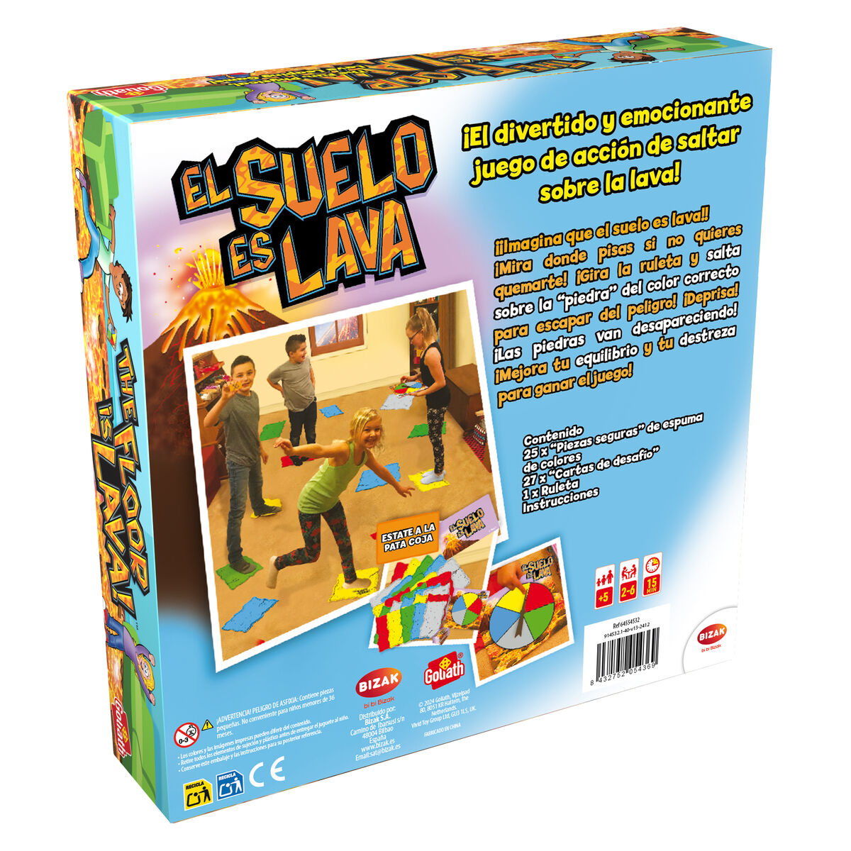 Επιτραπέζιο Παιχνίδι Bizak El Suelo Es Lava