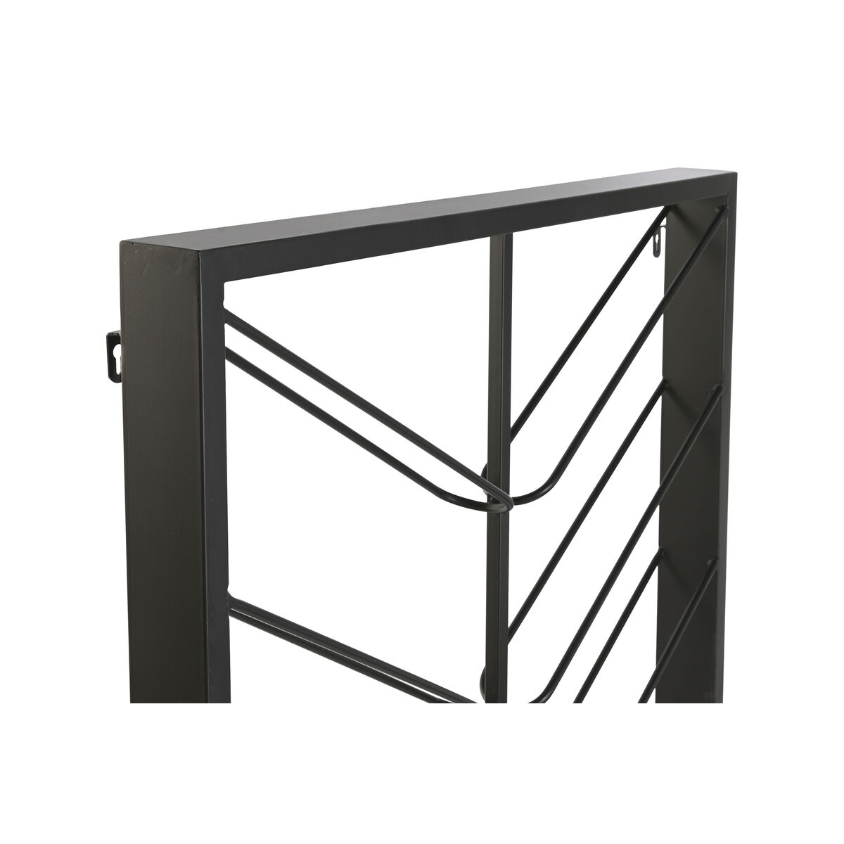 Μπουκαλοθήκη Home ESPRIT Μαύρο 70 X 6 X 160 CM Μπουκαλοθήκη Home ESPRIT Μαύρο 70 X 6 X 160 CM