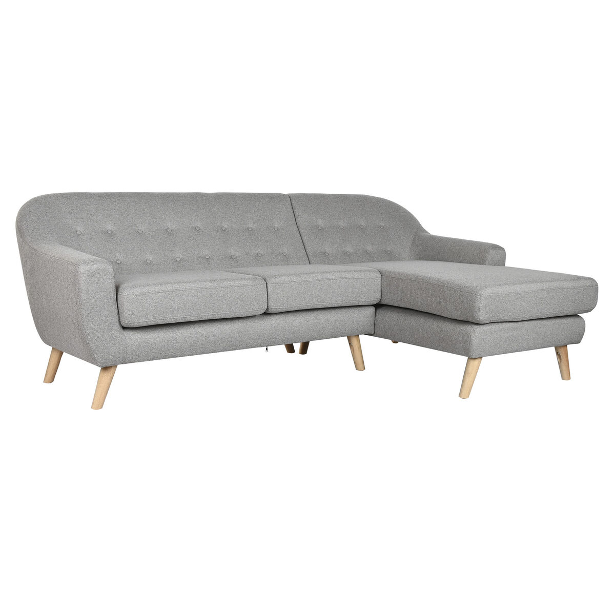 Καναπές Home ESPRIT Γκρι Κρεμ Scandi 226 x 144 x 84 cm Καναπές Home ESPRIT Γκρι Κρεμ Scandi 226 x 144 x 84 cm