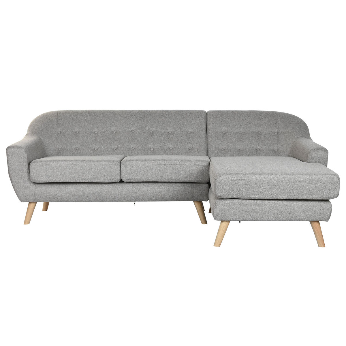 Καναπές Home ESPRIT Γκρι Κρεμ Scandi 226 x 144 x 84 cm Καναπές Home ESPRIT Γκρι Κρεμ Scandi 226 x 144 x 84 cm