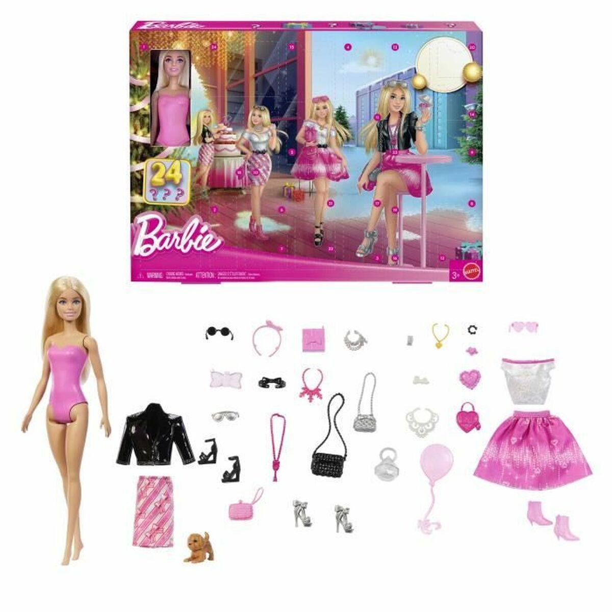 Εορταστικό Ημερολόγιο Barbie (24 Τεμάχια)