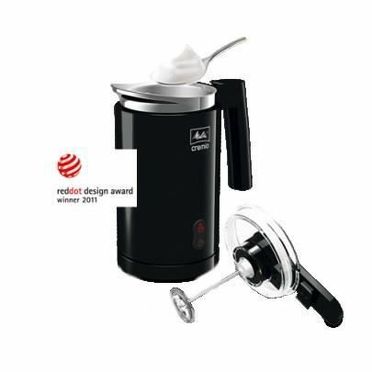Μίνι Μπλέντερ με Αφρό Melitta 1014-02 Μαύρο 450 W 200 ml