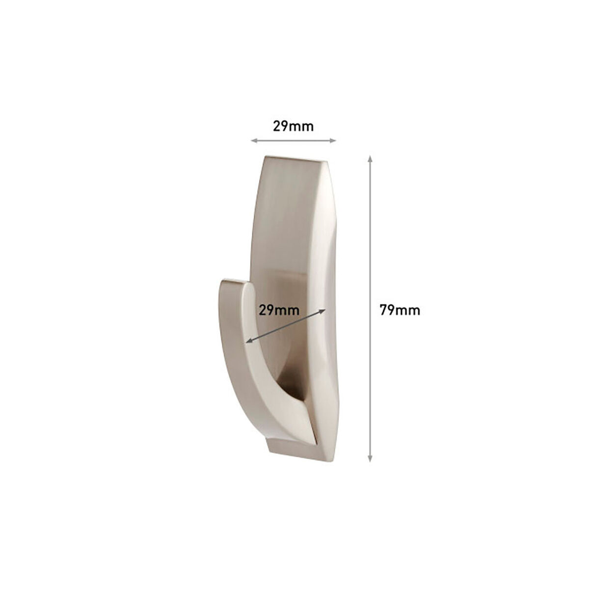 Γάντζος για κρέμασμα 3M 1,3 kg 29 X 79 X 29 MM Ασημί Μέταλλο (1 μονάδα) Γάντζος για κρέμασμα 3M 1,3 kg 29 X 79 X 29 MM Ασημί Μέταλλο (1 μονάδα)