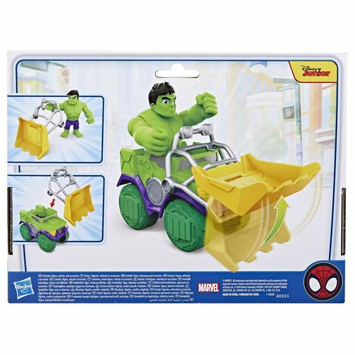 Playset Hasbro Spidey Amazing Friends Hulk Πράσινο Playset Hasbro Spidey Amazing Friends Hulk Πράσινο