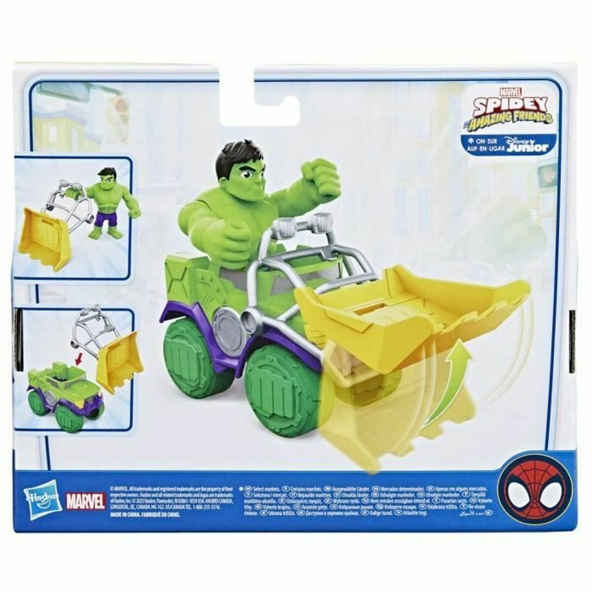 Playset Hasbro Spidey Amazing Friends Hulk Πράσινο Playset Hasbro Spidey Amazing Friends Hulk Πράσινο