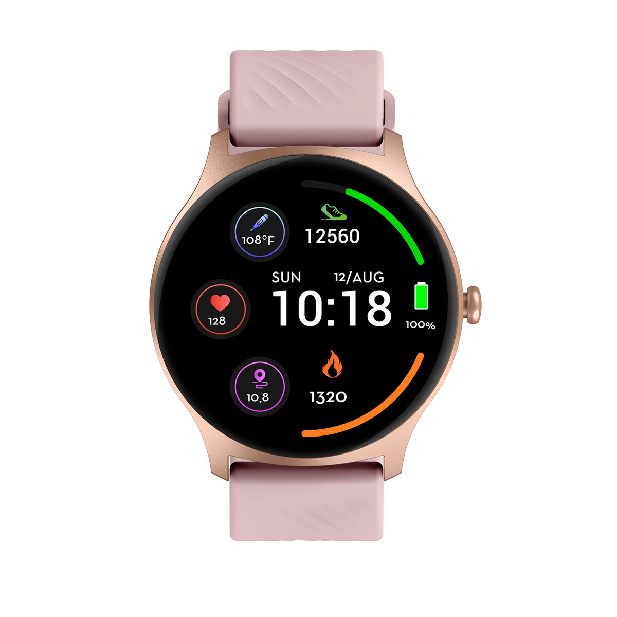 Smartwatch Denver Electronics SWC-387RO Ροζ Χρυσός Ροζ