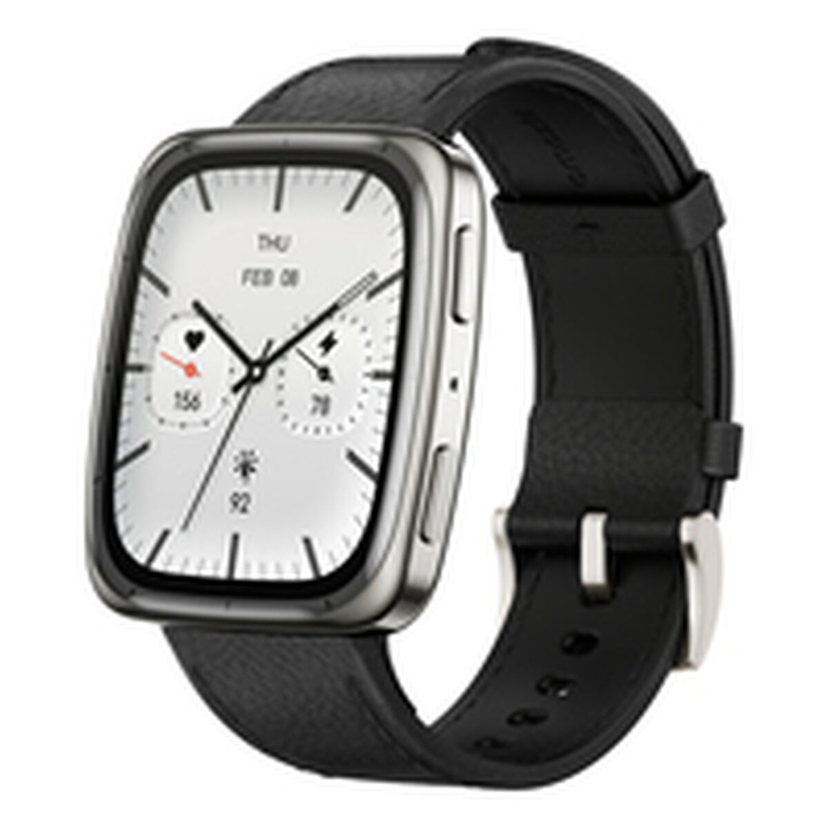 Smartwatch Amazfit ACTIVE 2 SQUARE Μαύρο Χάλυβας 1,75