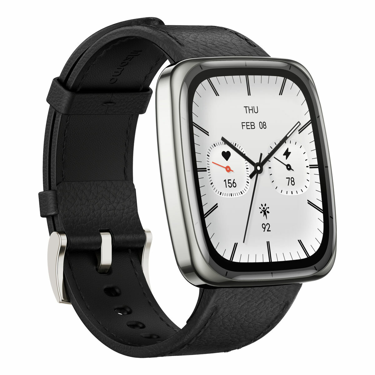 Smartwatch Amazfit ACTIVE 2 SQUARE Μαύρο Χάλυβας 1,75