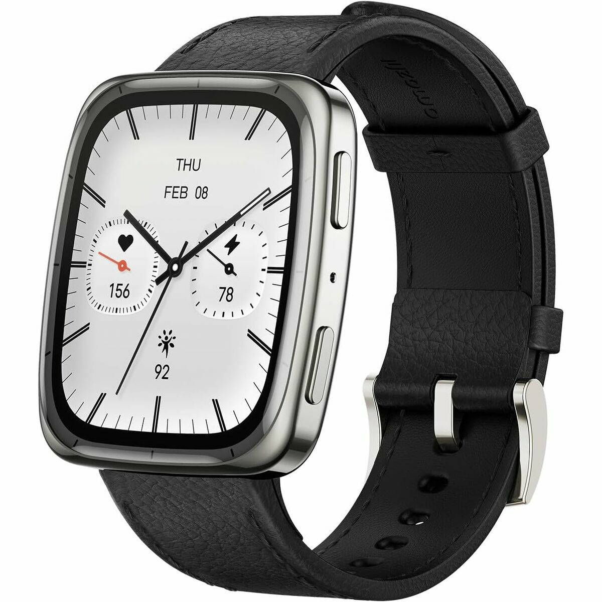 Smartwatch Amazfit ACTIVE 2 SQUARE Μαύρο Χάλυβας 1,75