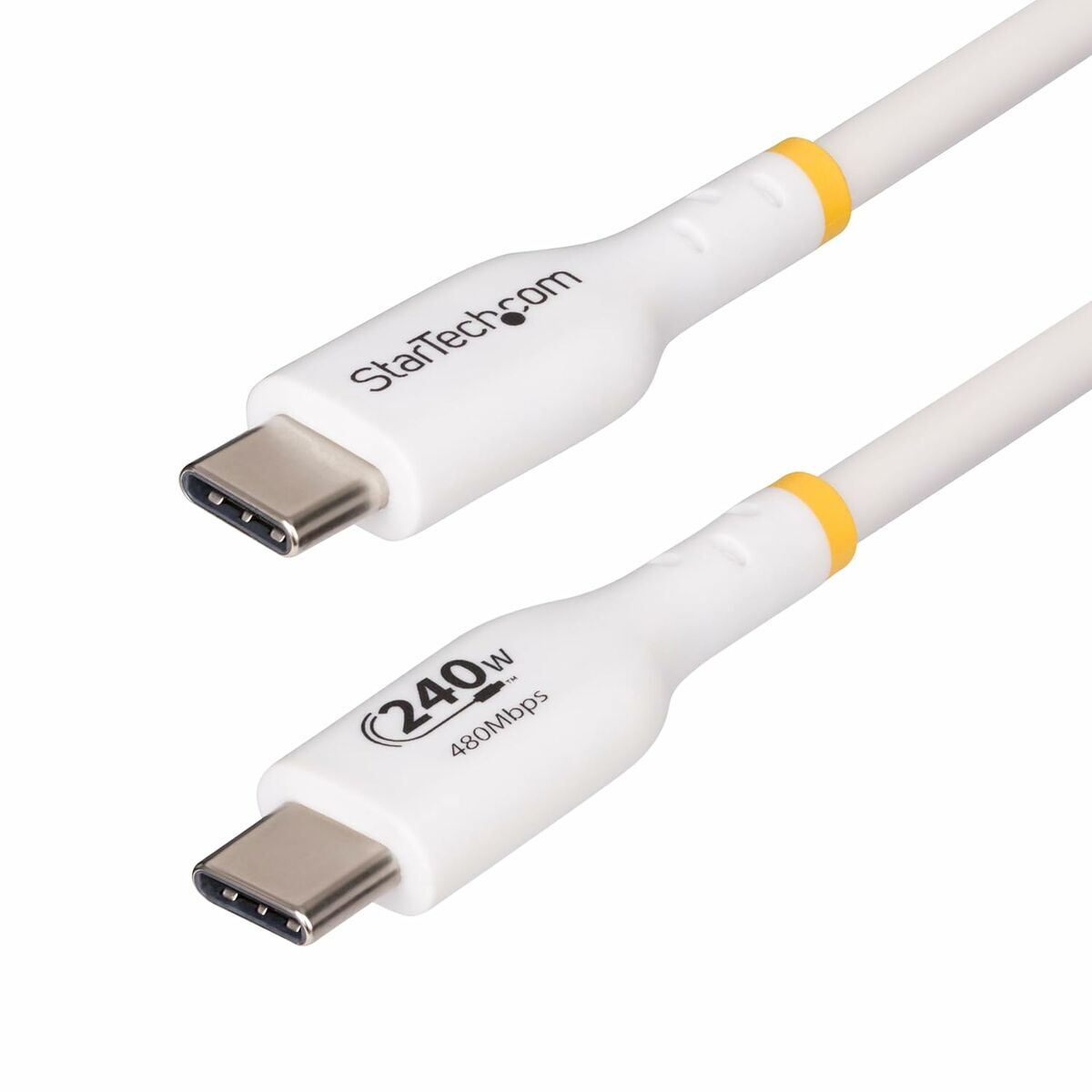 Καλώδιο USB Startech USB2EPR2MW Λευκό 2 m