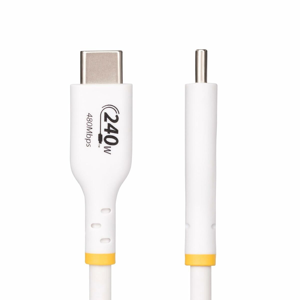 Καλώδιο USB Startech USB2EPR2MW Λευκό 2 m