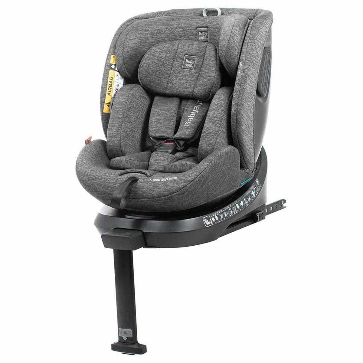 Καθίσματα αυτοκινήτου Babyauto CORE Γκρι 0 (de 0 a 10 kilos) I (9 - 18 kg) II (15-25 kg) III (22 - 36 kg) Παιδικά ECE R129/04