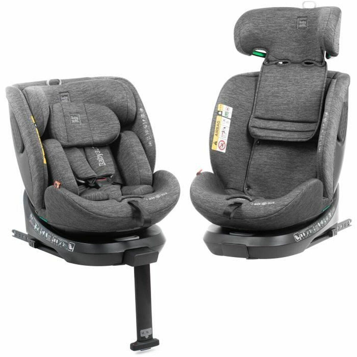 Καθίσματα αυτοκινήτου Babyauto CORE Γκρι 0 (de 0 a 10 kilos) I (9 - 18 kg) II (15-25 kg) III (22 - 36 kg) Παιδικά ECE R129/04