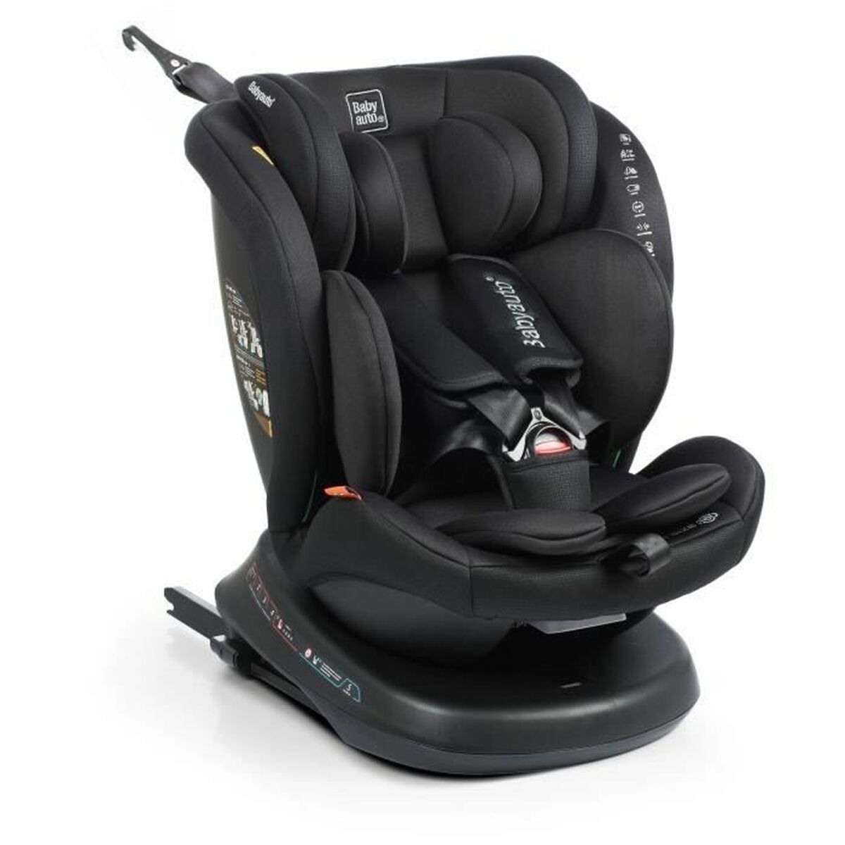 Καθίσματα αυτοκινήτου Babyauto RODIA Μαύρο 0 (de 0 a 10 kilos) I (9 - 18 kg) II (15-25 kg) III (22 - 36 kg) Παιδικά ECE R129/04