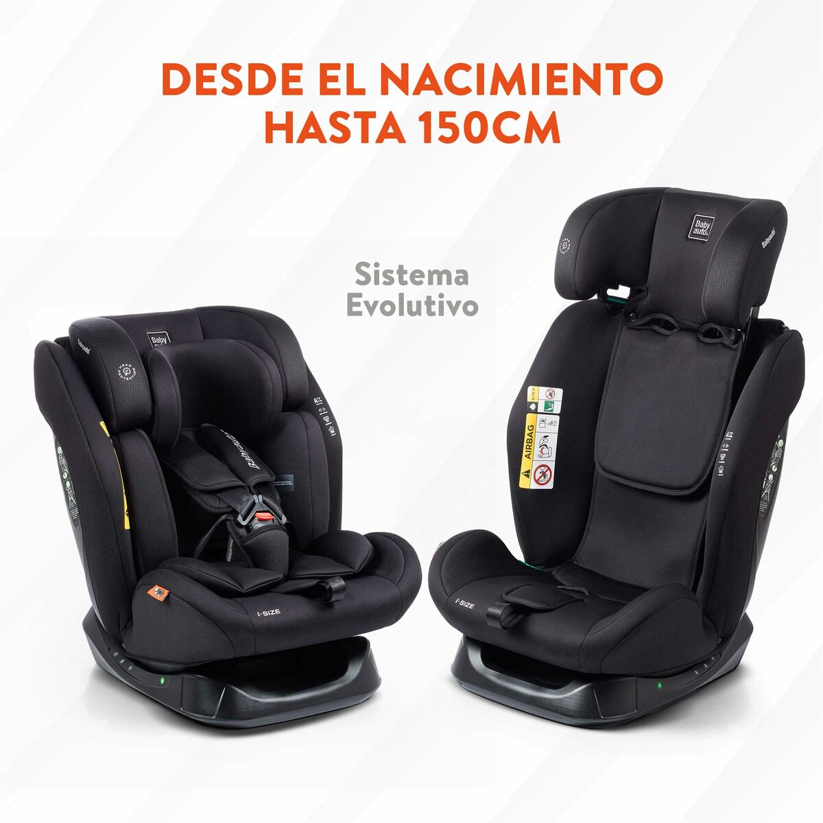 Καθίσματα αυτοκινήτου Babyauto LOLO IBELT Μαύρο 0 (de 0 a 10 kilos) I (9 - 18 kg) II (15-25 kg) III (22 - 36 kg) Παιδικά ECE R12