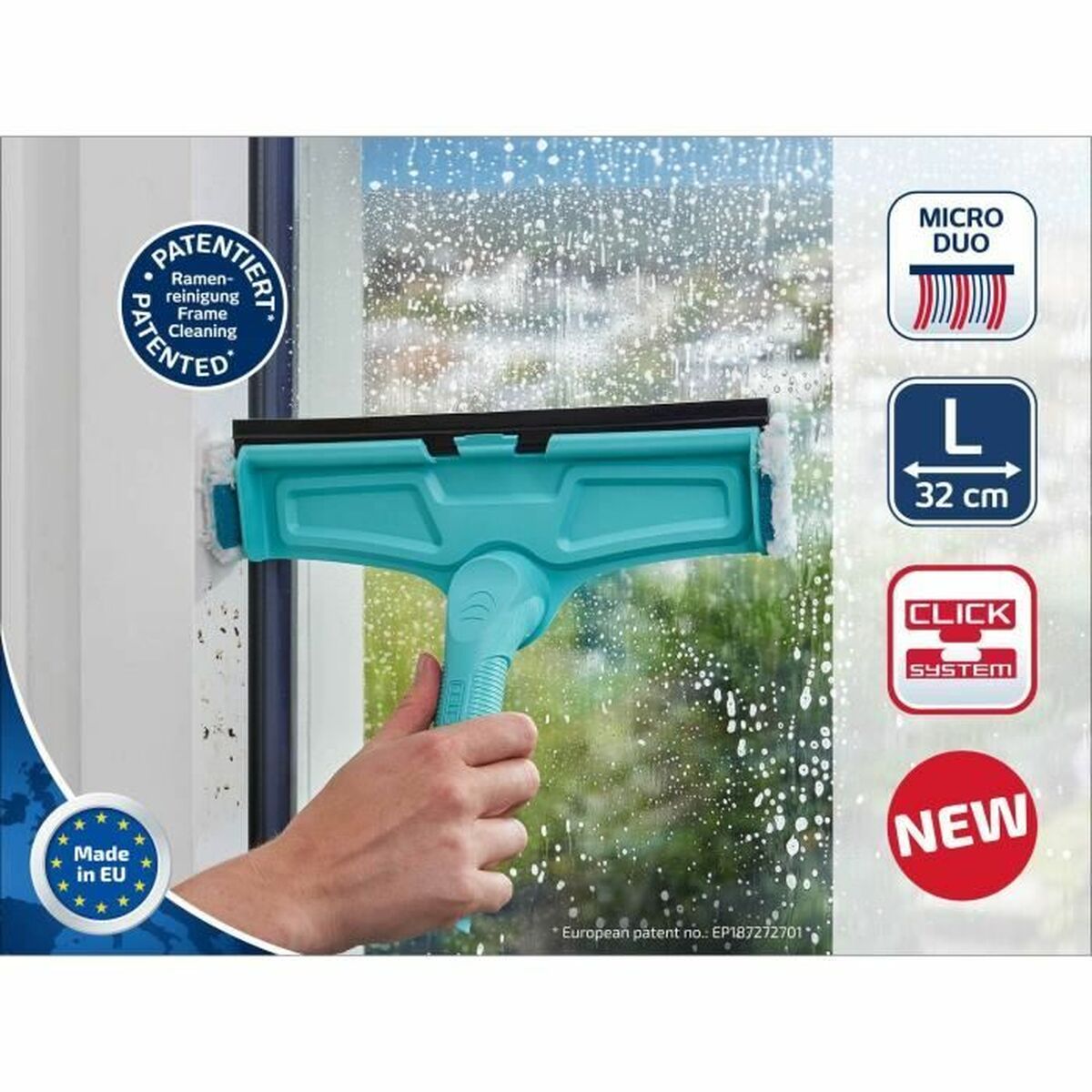 Καθαριστικό Γυαλιού Leifheit 51320 Πολυαμίδιο πολυεστέρας