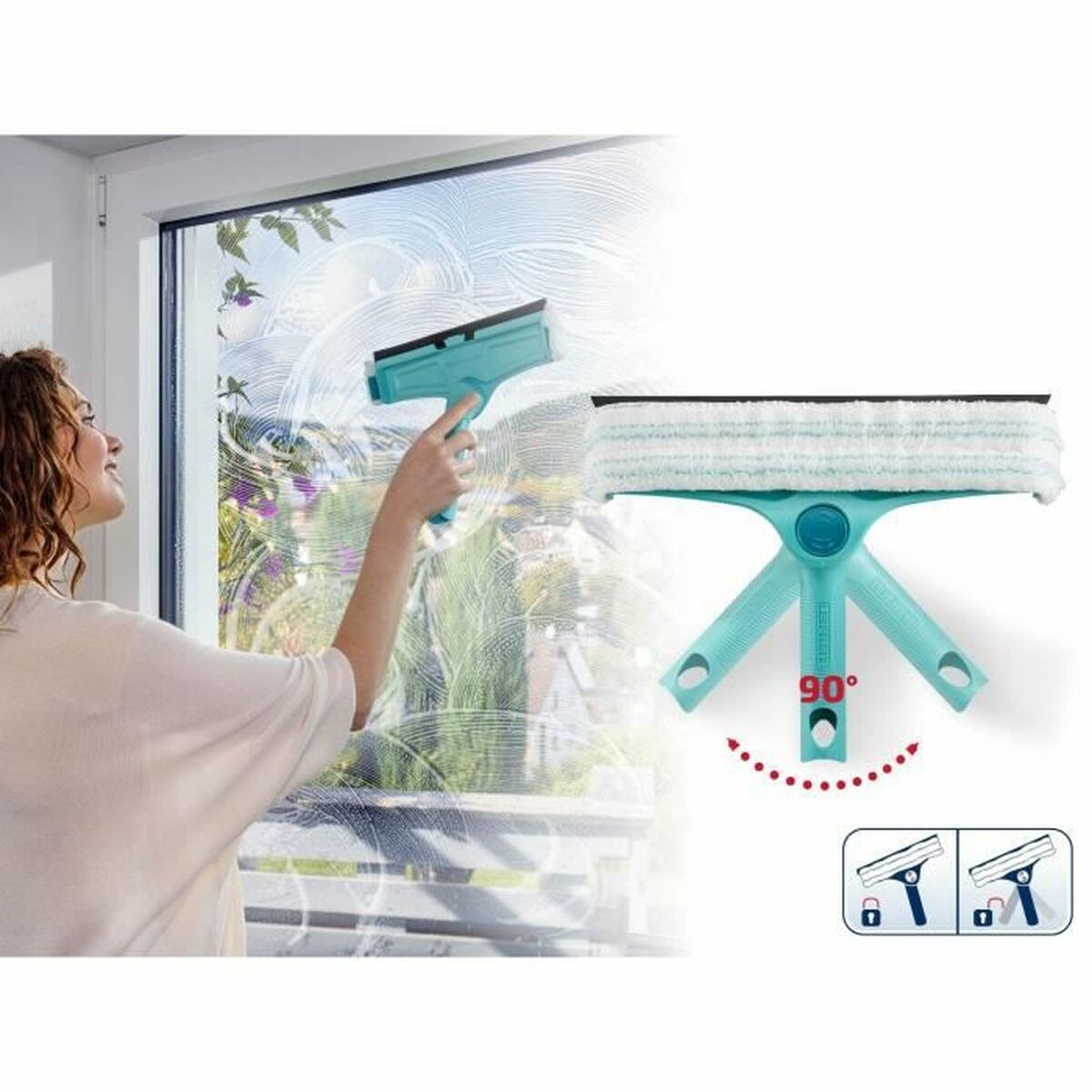 Καθαριστικό Γυαλιού Leifheit 51320 Πολυαμίδιο πολυεστέρας