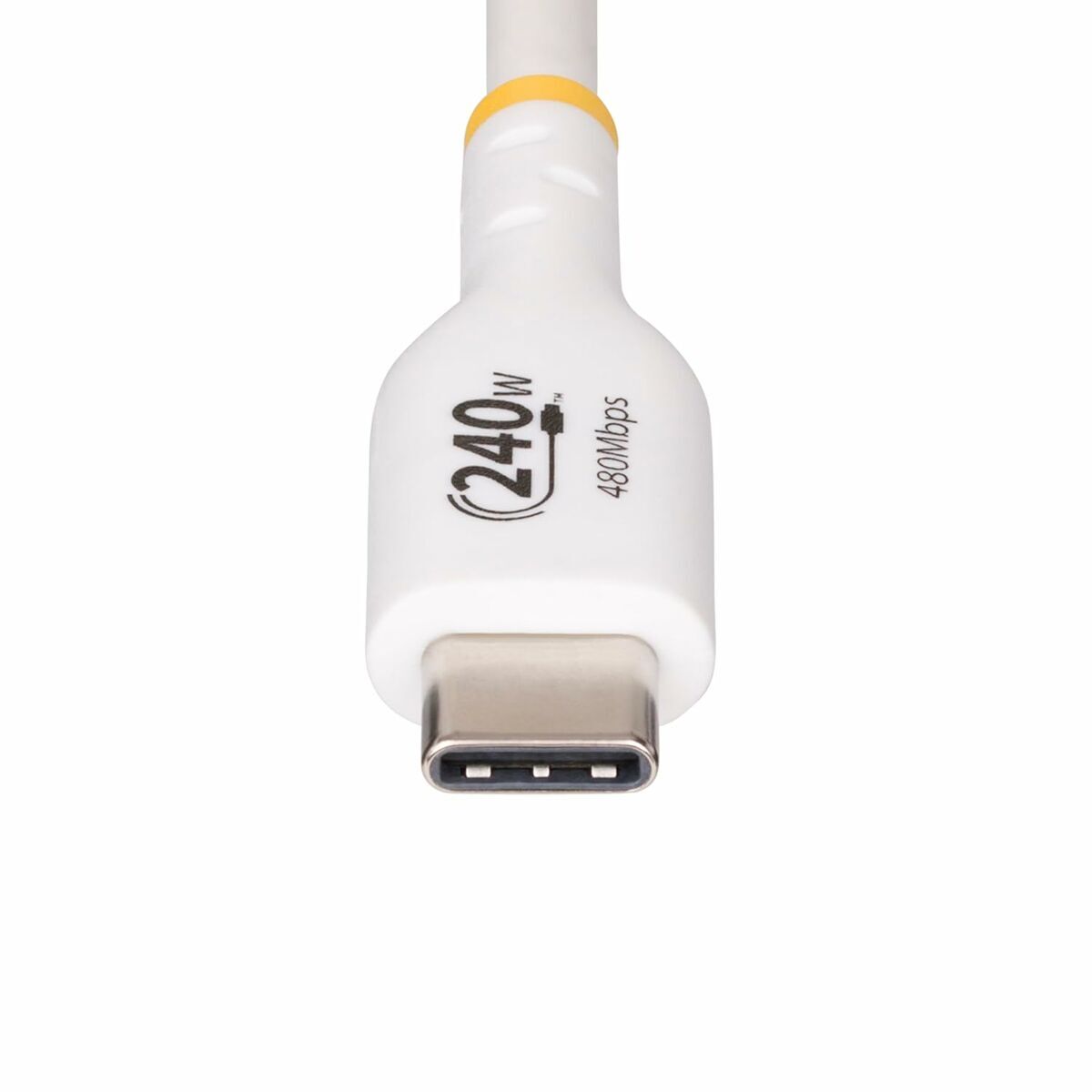 Καλώδιο USB Startech USB2EPR1MW Λευκό 1 m