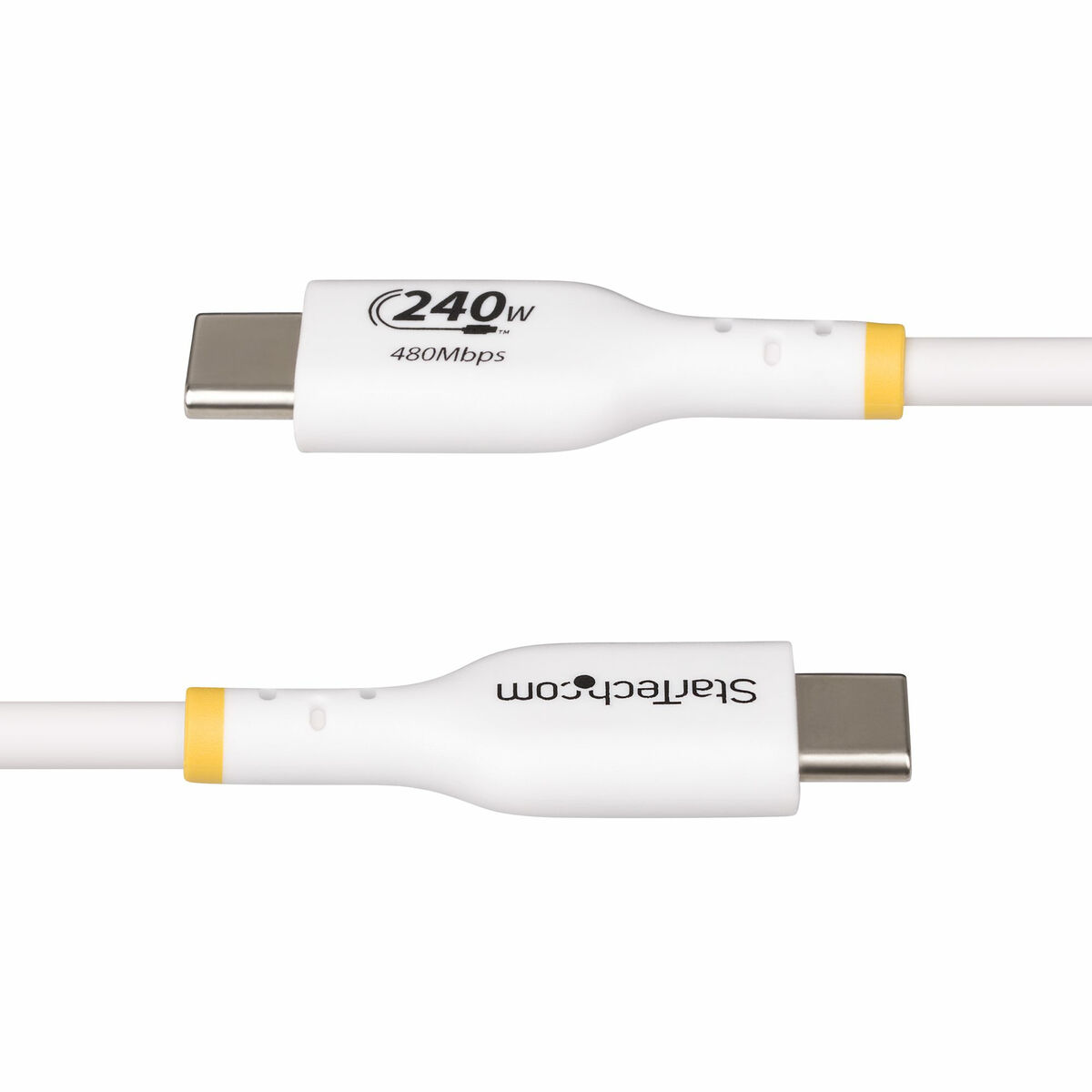Καλώδιο USB Startech USB2EPR1MW Λευκό 1 m
