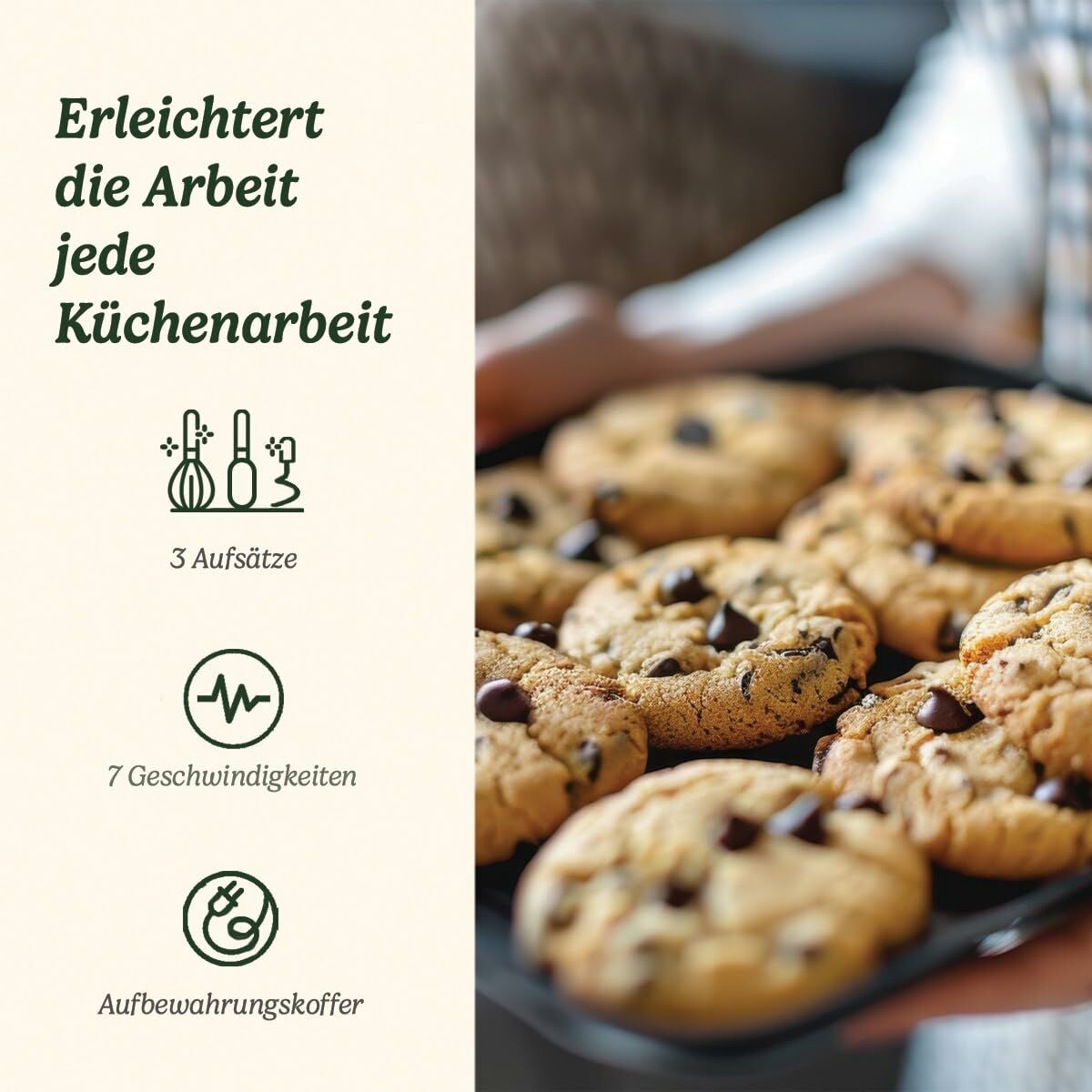 Μίξερ με Αναδευτήρες Cuisinart HM7U/E POWER ADVANTAGE Λευκό 200 W