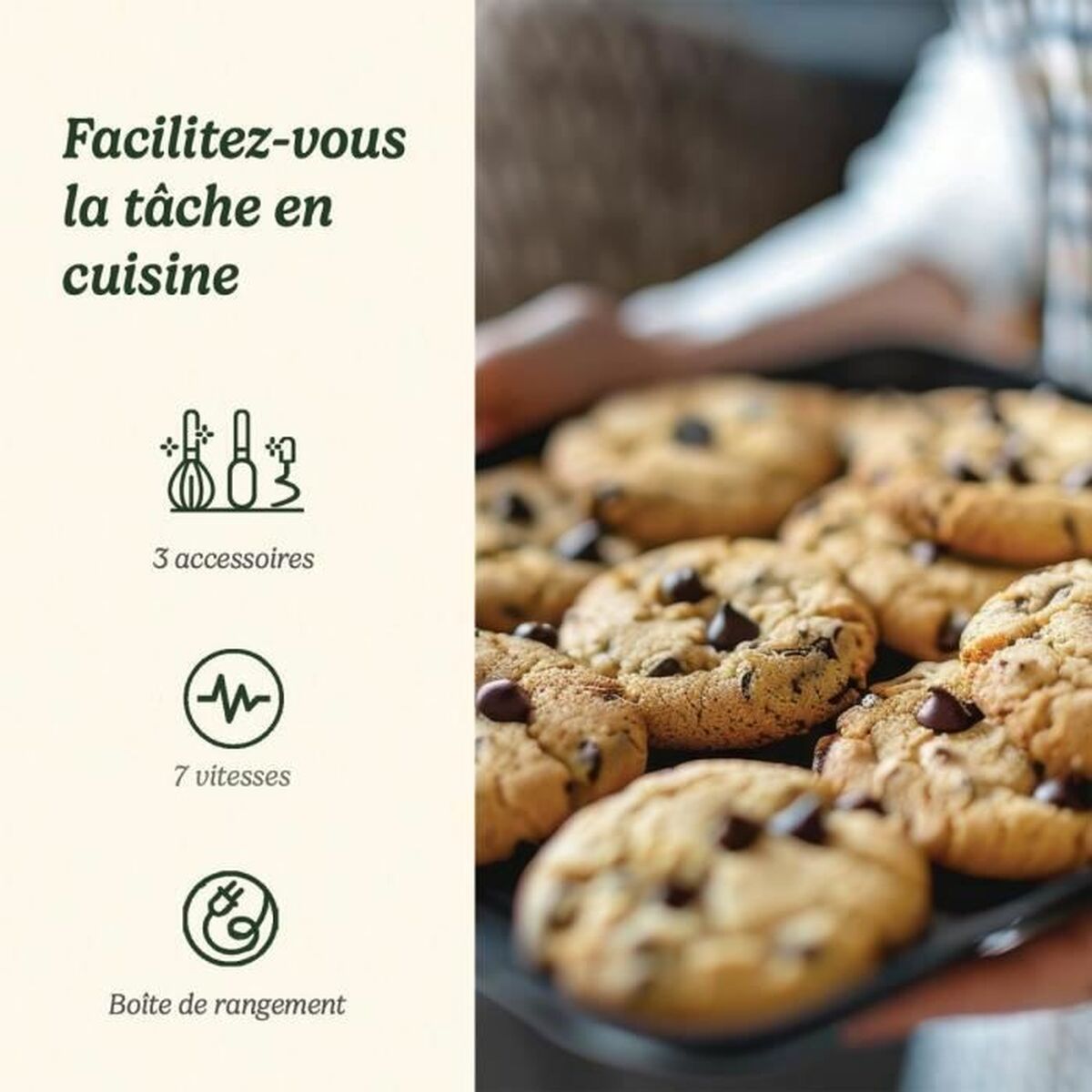 Μίξερ με Αναδευτήρες Cuisinart HM7U/E POWER ADVANTAGE Λευκό 200 W