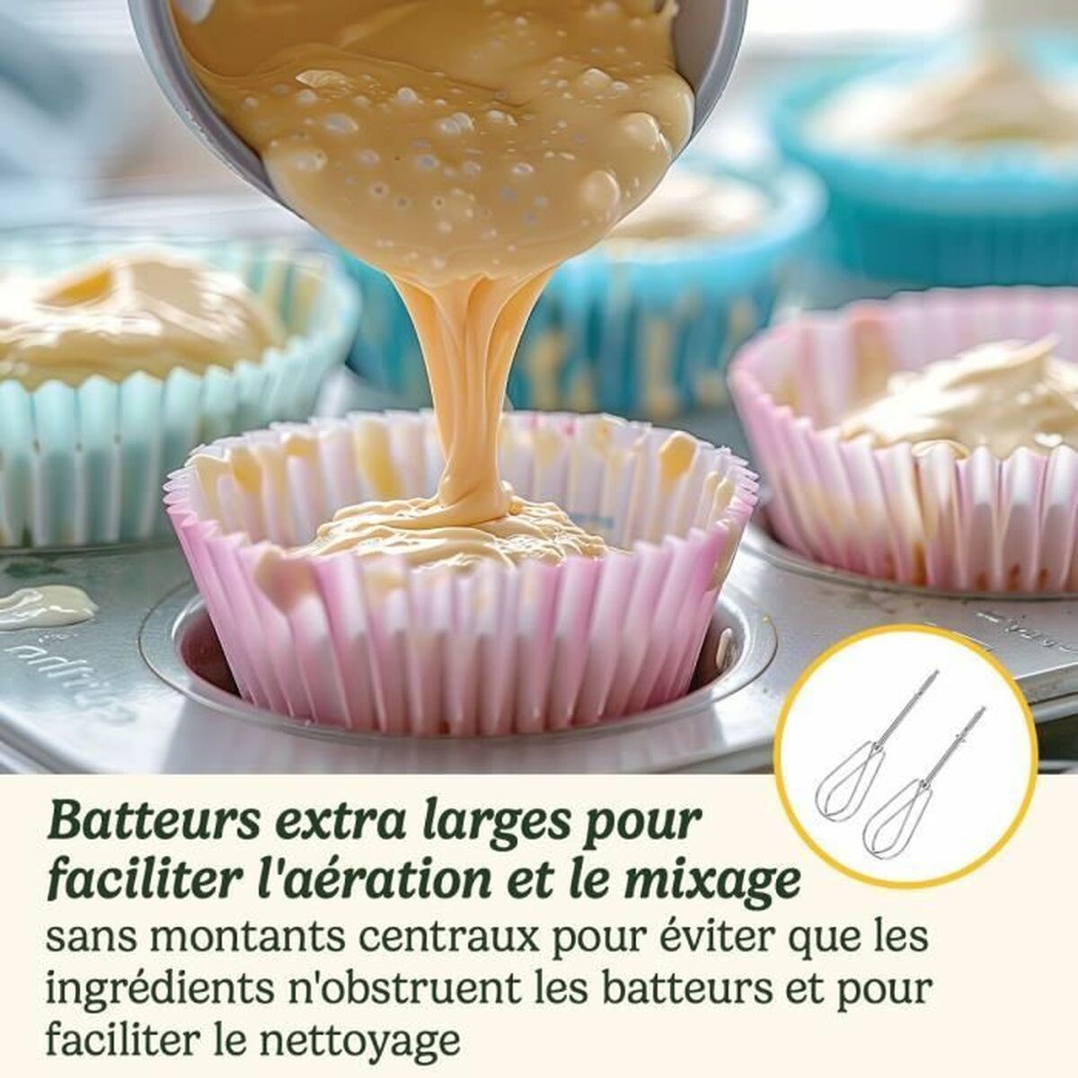 Μίξερ με Αναδευτήρες Cuisinart HM7U/E POWER ADVANTAGE Λευκό 200 W