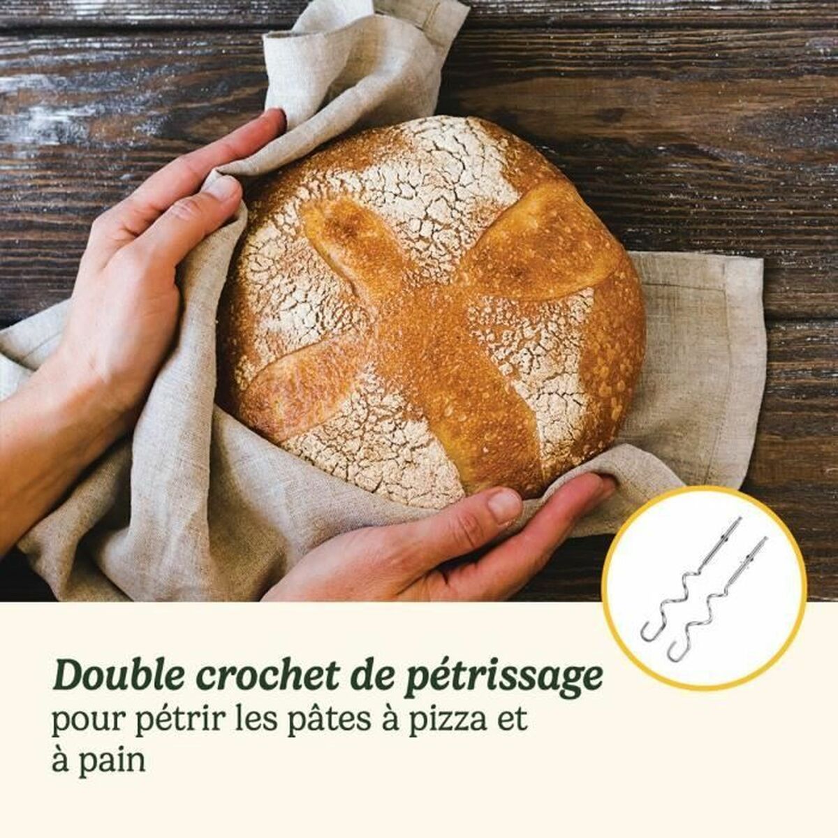 Μίξερ με Αναδευτήρες Cuisinart HM7U/E POWER ADVANTAGE Λευκό 200 W