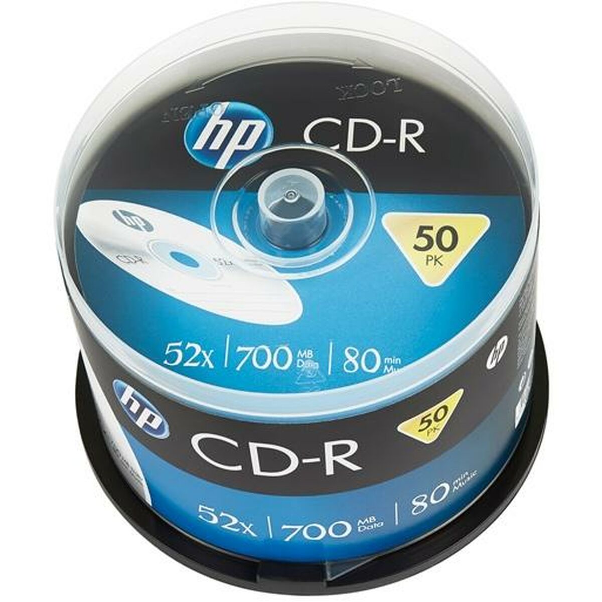 CD-R HP 700 MB 52x (4 Μονάδες) CD-R HP 700 MB 52x (4 Μονάδες)