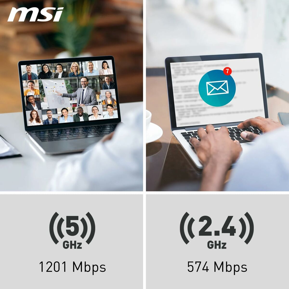 Αντάπτορας USB Wifi MSI 302-8ZE30XE-000 Μαύρο Αντάπτορας USB Wifi MSI 302-8ZE30XE-000 Μαύρο