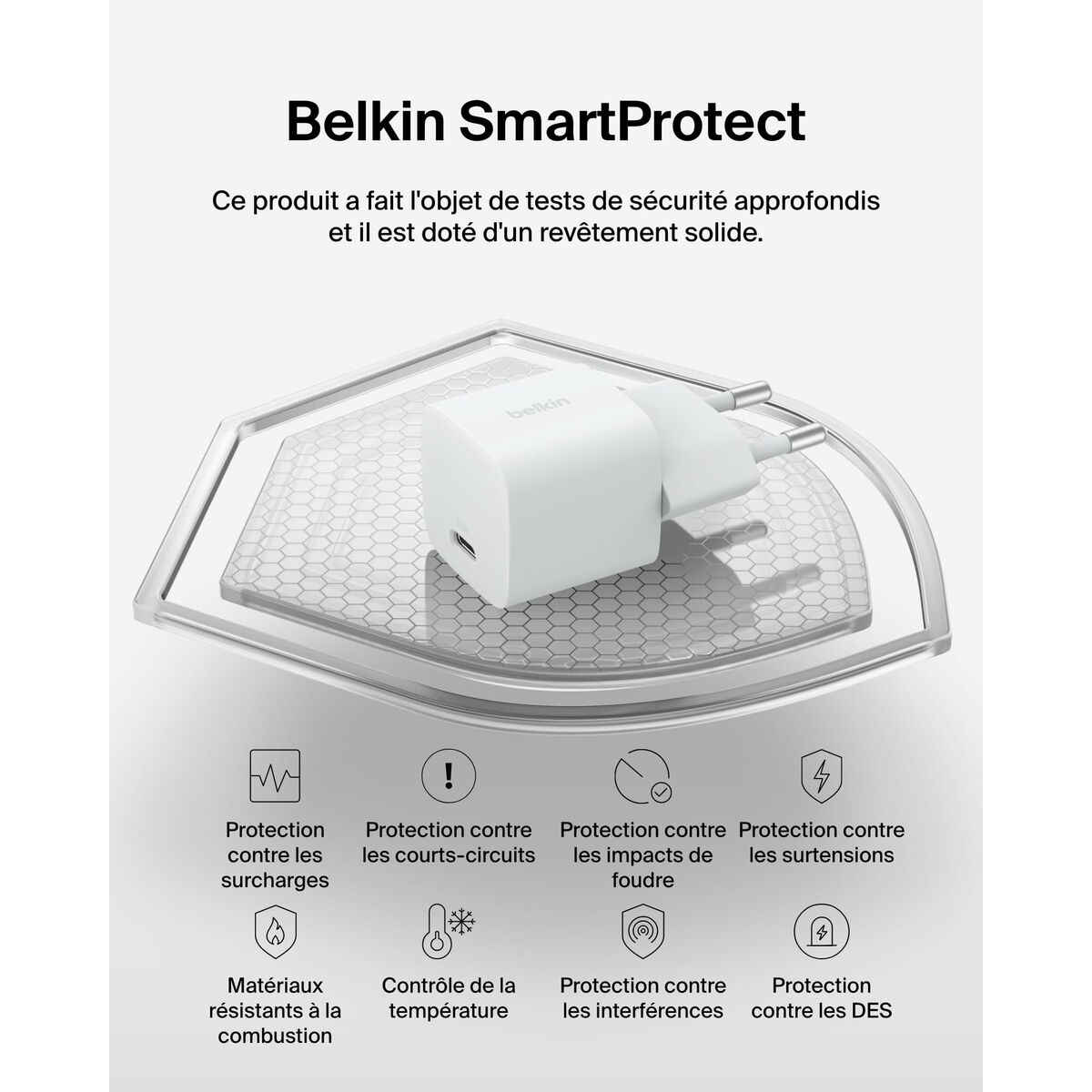 Καλώδιο USB σε Lightning Belkin WCA012KQWH Λευκό
