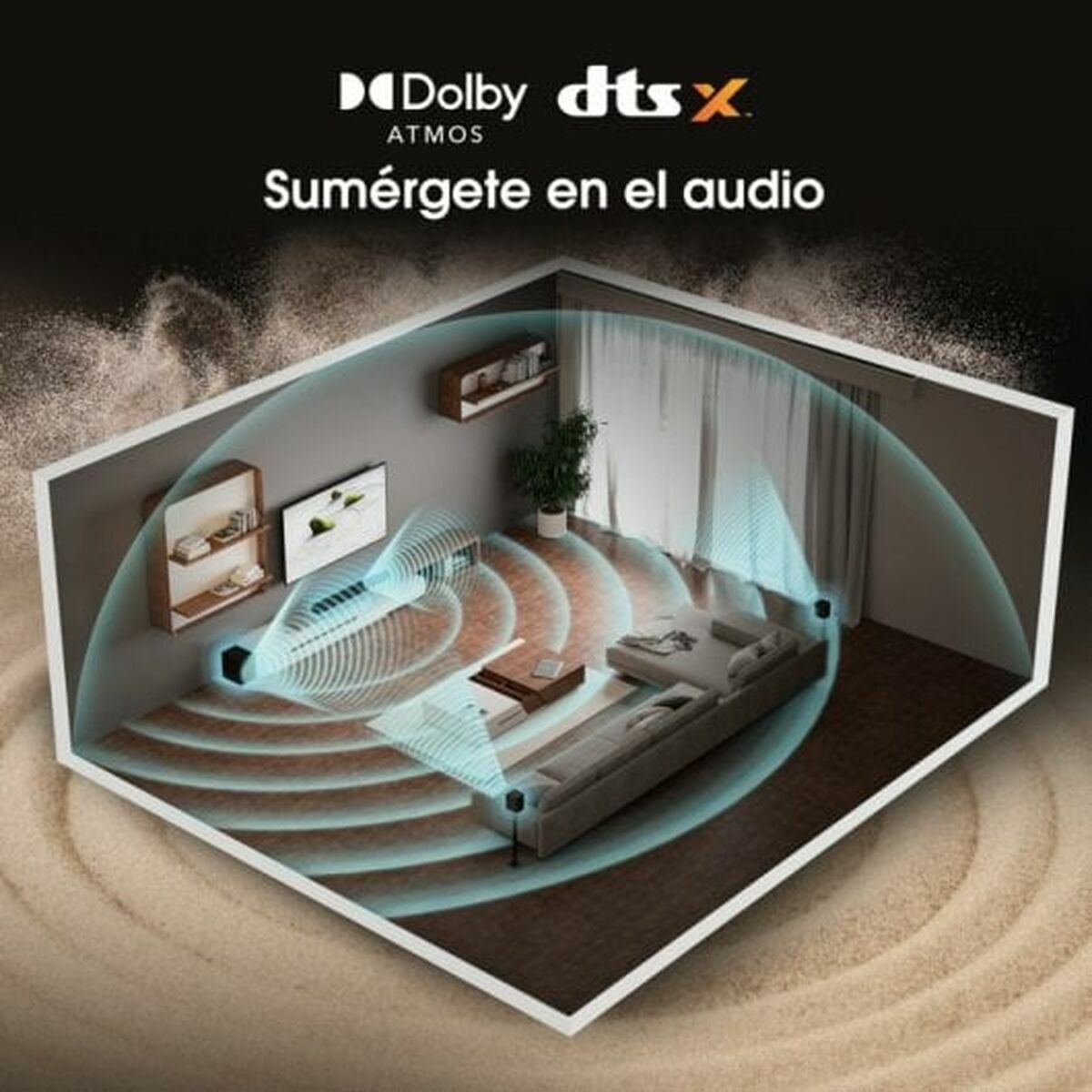 Σύστημα Ηχείων Soundbar Hisense AX5100G    340W Μαύρο Σύστημα Ηχείων Soundbar Hisense AX5100G    340W Μαύρο