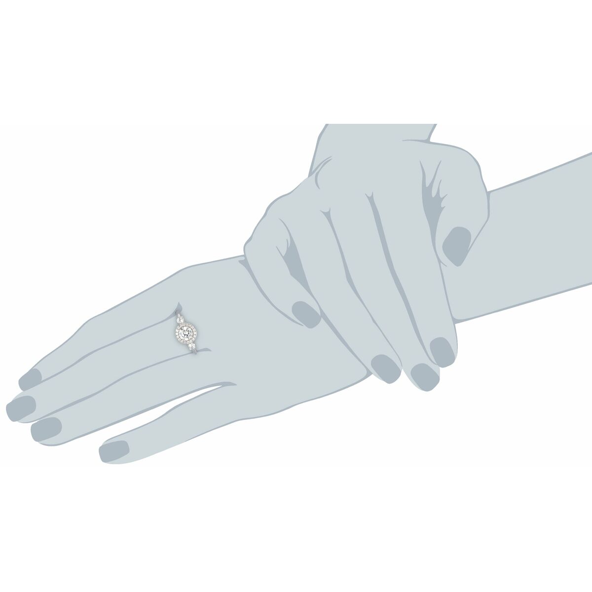 Γυναικεία Δαχτυλίδια Diamonfire 6109941082165 (16,5)