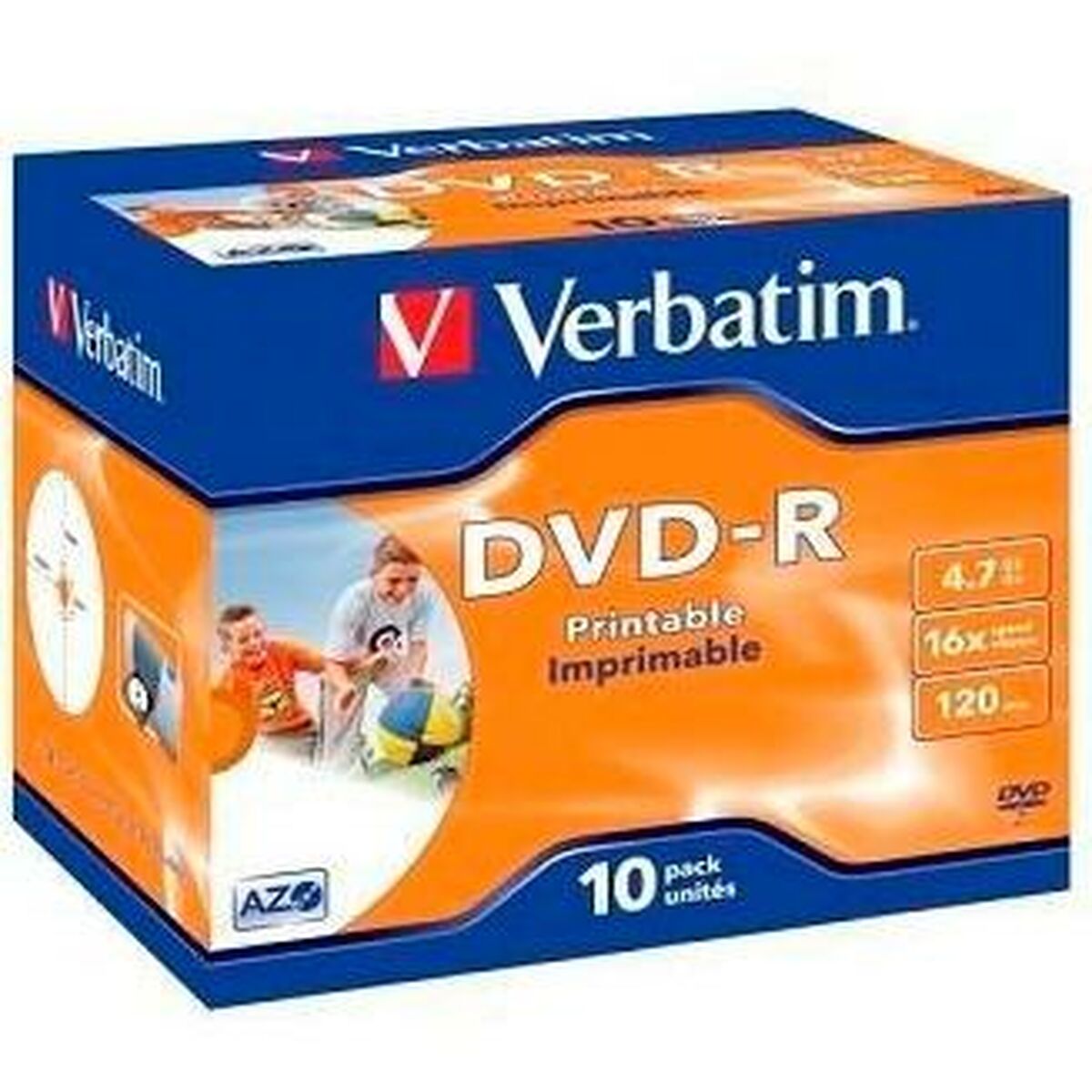 DVD-R Verbatim 4,7 GB 16x 10 Τεμάχια (x10)