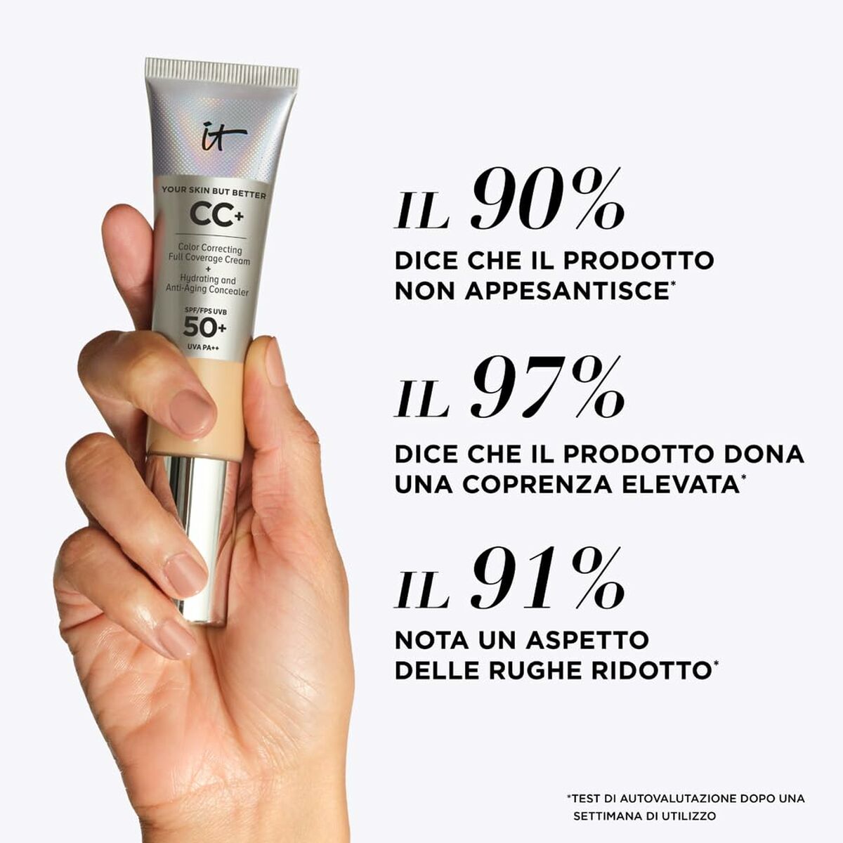 CC Cream It Cosmetics Your Skin But Better Μπεζ Light Medium Spf 50 CC Cream It Cosmetics Your Skin But Better Μπεζ Light Medium Spf 50