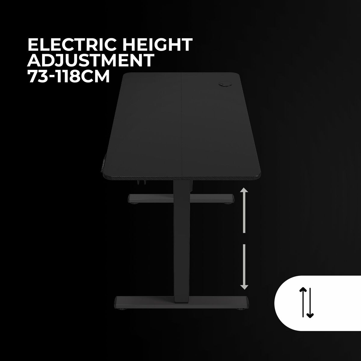 Γραφείο Gaming Mars Gaming ERGO Μαύρο