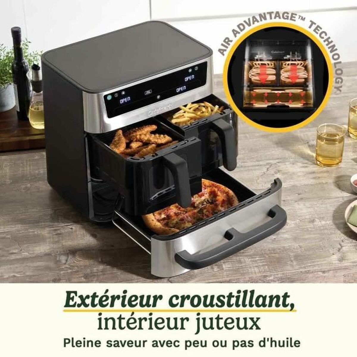 Φριτέζα Cuisinart Μαύρο 2400 W Φριτέζα Cuisinart Μαύρο 2400 W