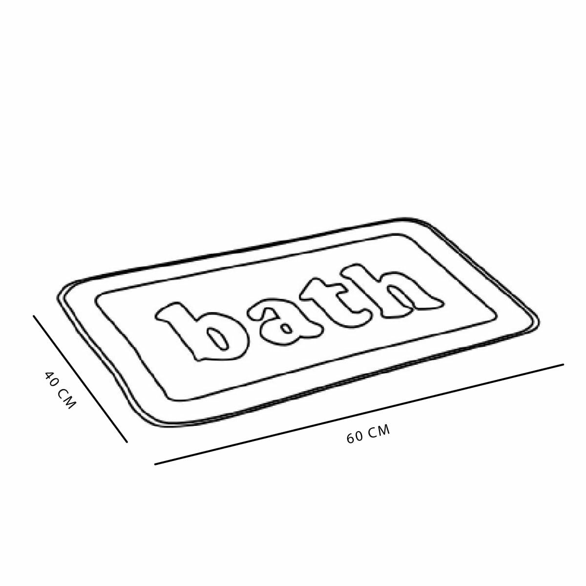 Αντιολισθητικό χαλί σκαφών TODAY UTILITY Μπλε 40 x 60 cm