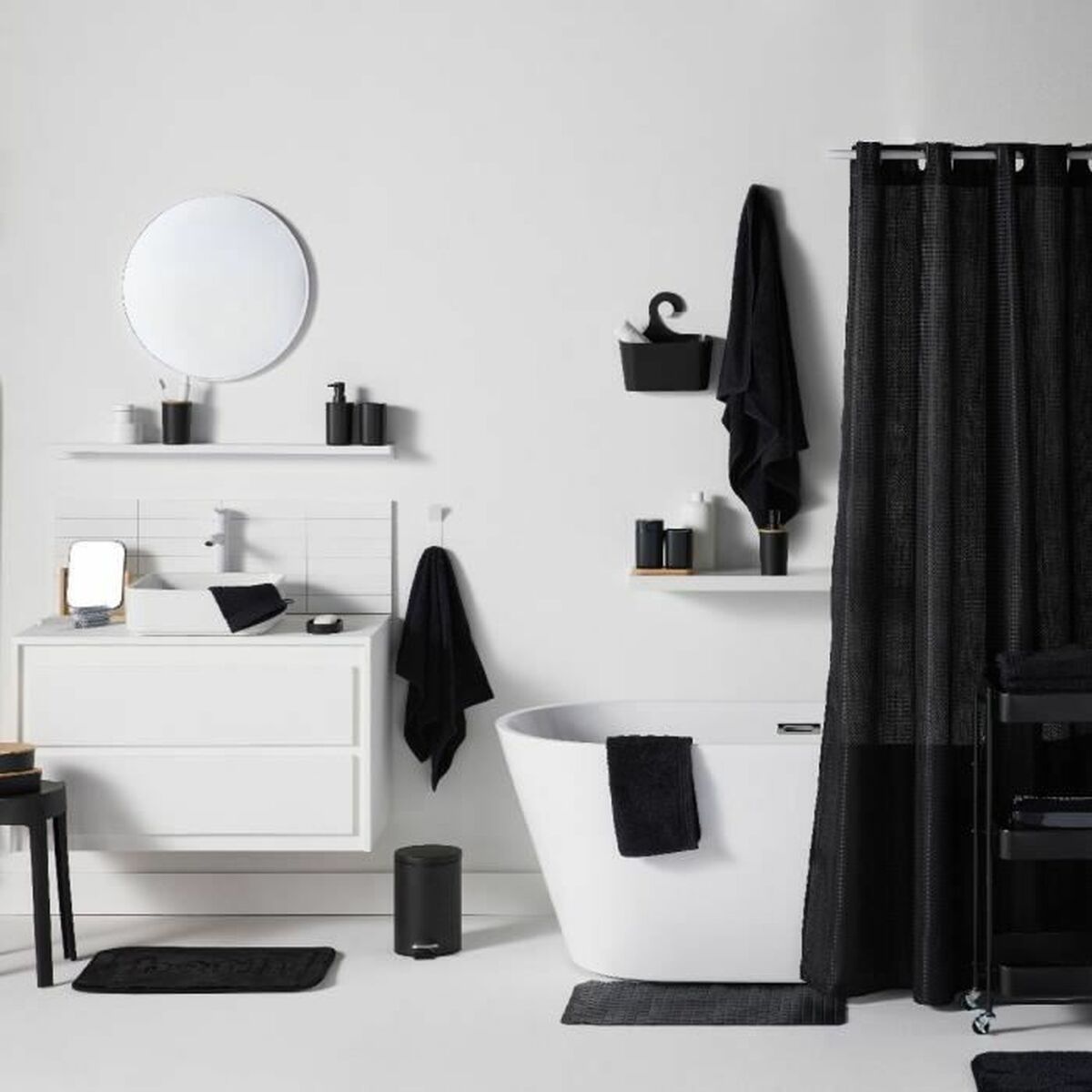 Αντιολισθητικό χαλί σκαφών TODAY UTILITY Μαύρο 40 x 60 cm