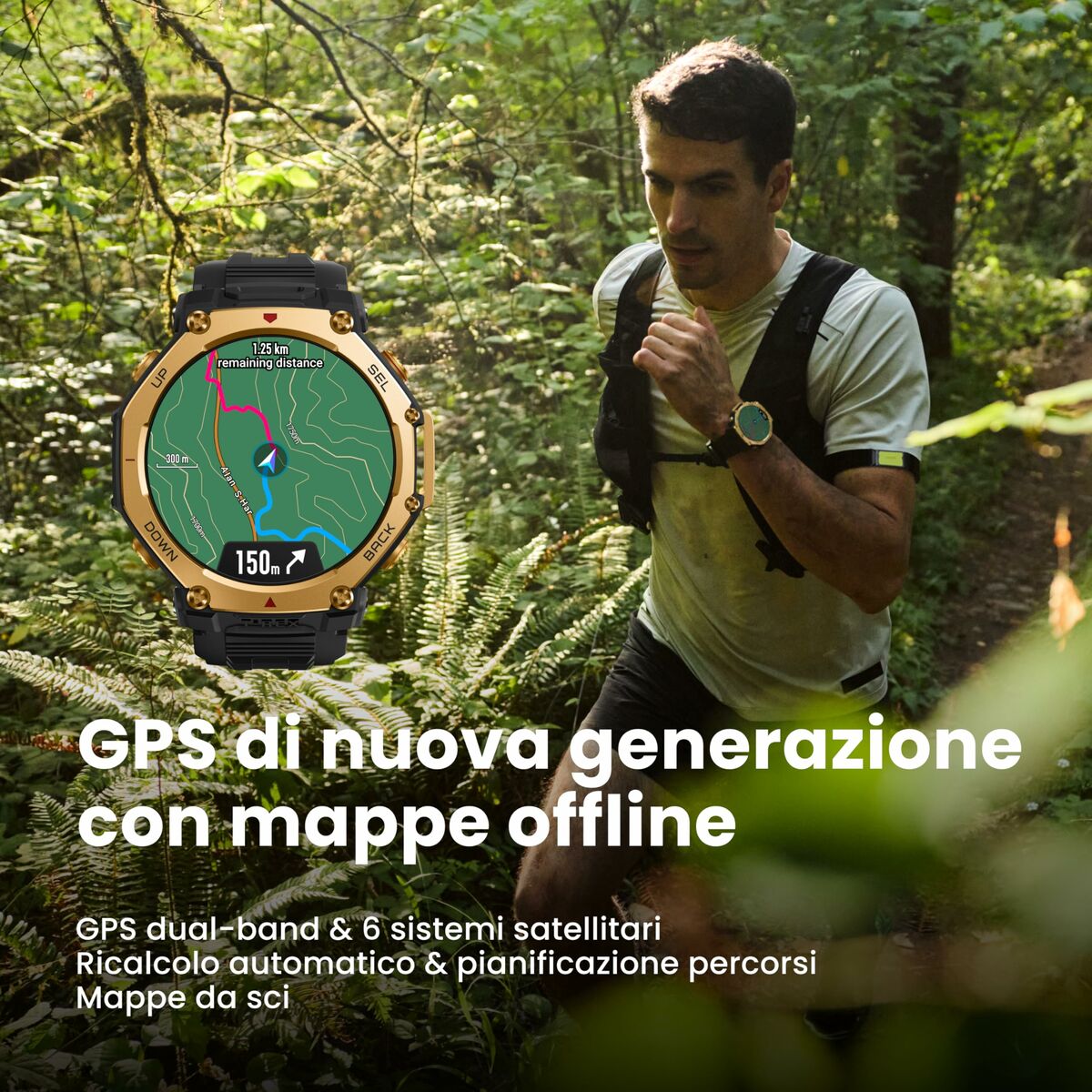 Smartwatch Amazfit W2443EU1N Μαύρο 1,5