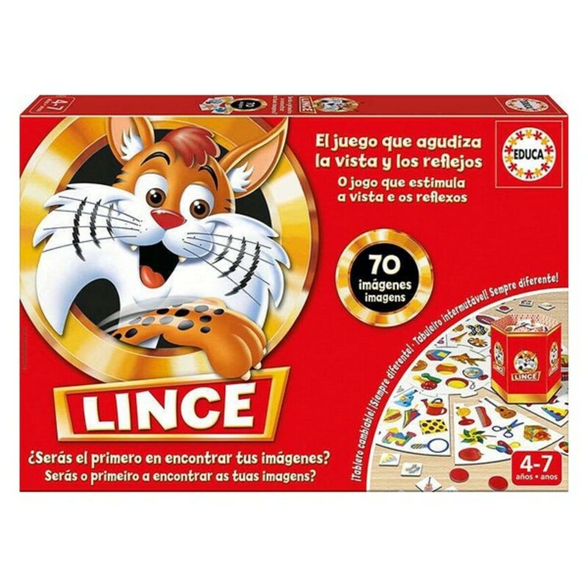 Επιτραπέζιο Παιχνίδι Lince 70 Educa (ES-PT) Επιτραπέζιο Παιχνίδι Lince 70 Educa (ES-PT)