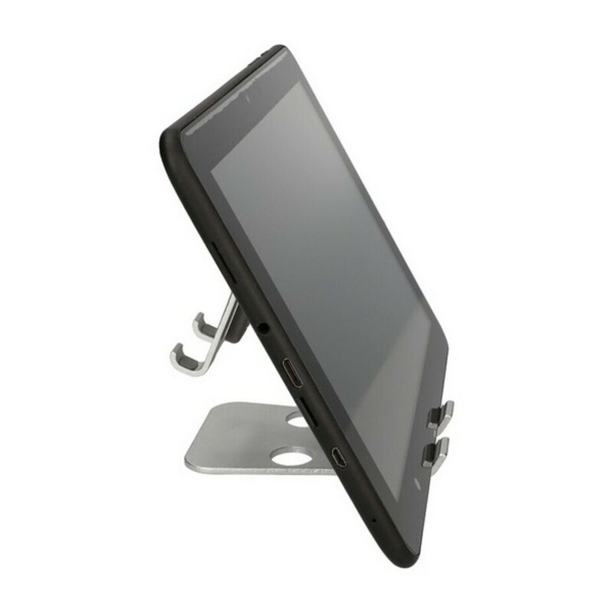 βάση για κινητά KSIX Swivel Ασημί βάση για κινητά KSIX Swivel Ασημί