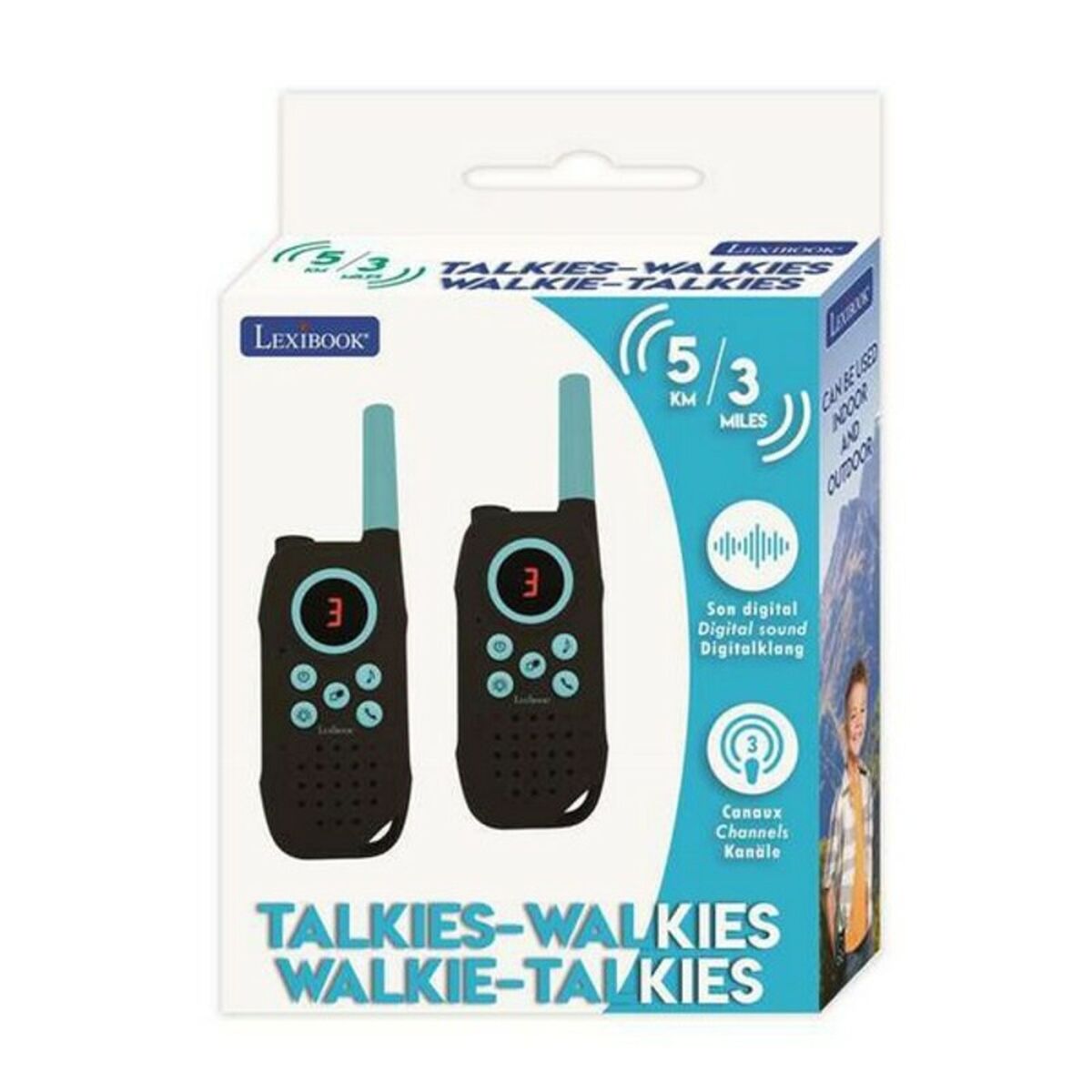 Walkie Talkie Lexibook (2 pcs) (5 Km) Walkie Talkie Lexibook (2 pcs) (5 Km)