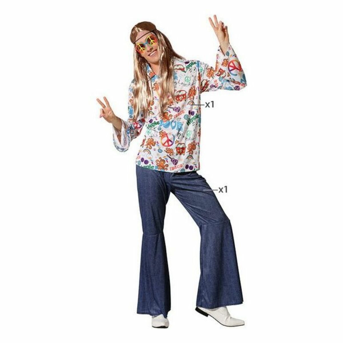 Αποκριάτικη Στολή για Ενήλικες Hippie Αποκριάτικη Στολή για Ενήλικες Hippie